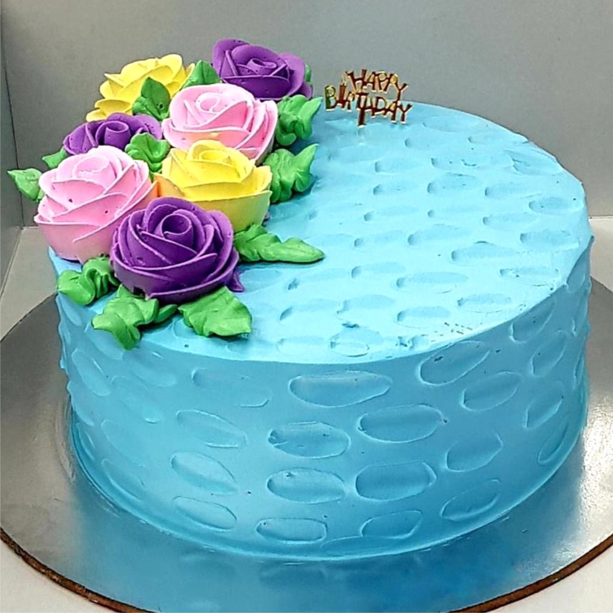FLOWER DESIGN FANCY CAKE-A5