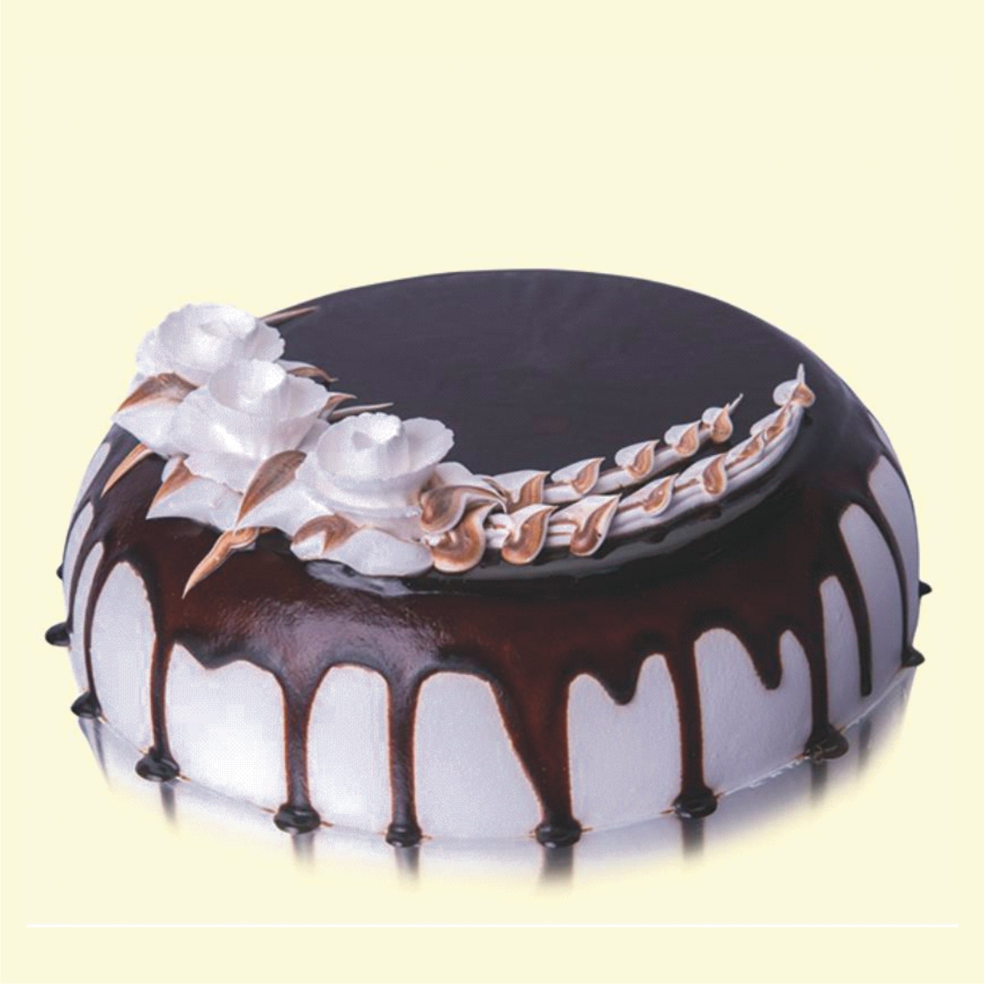 CHOCOLATE GARNISH FANCY CAKE-A6