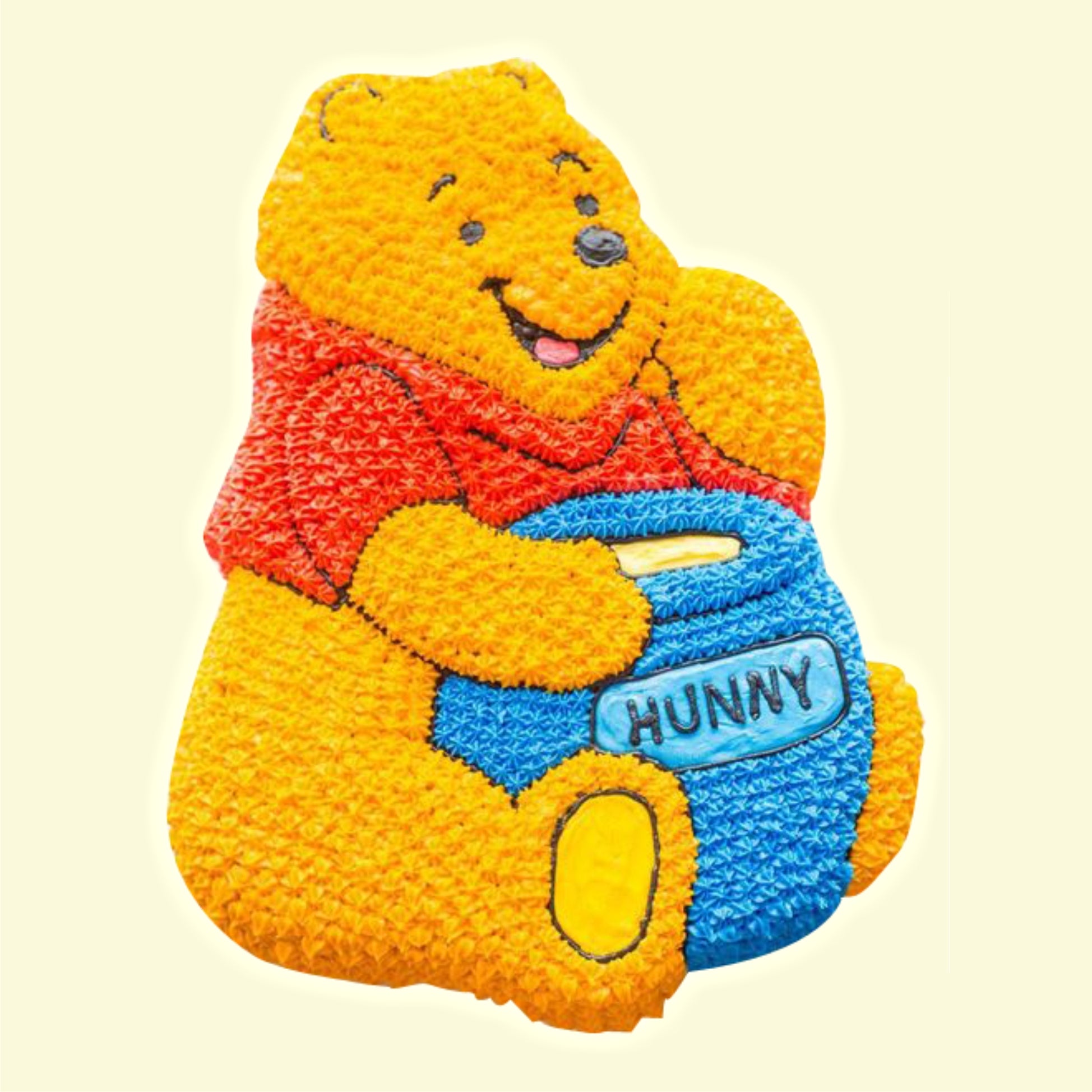 POOH BEAR SHAPED FANCY CAKE-20