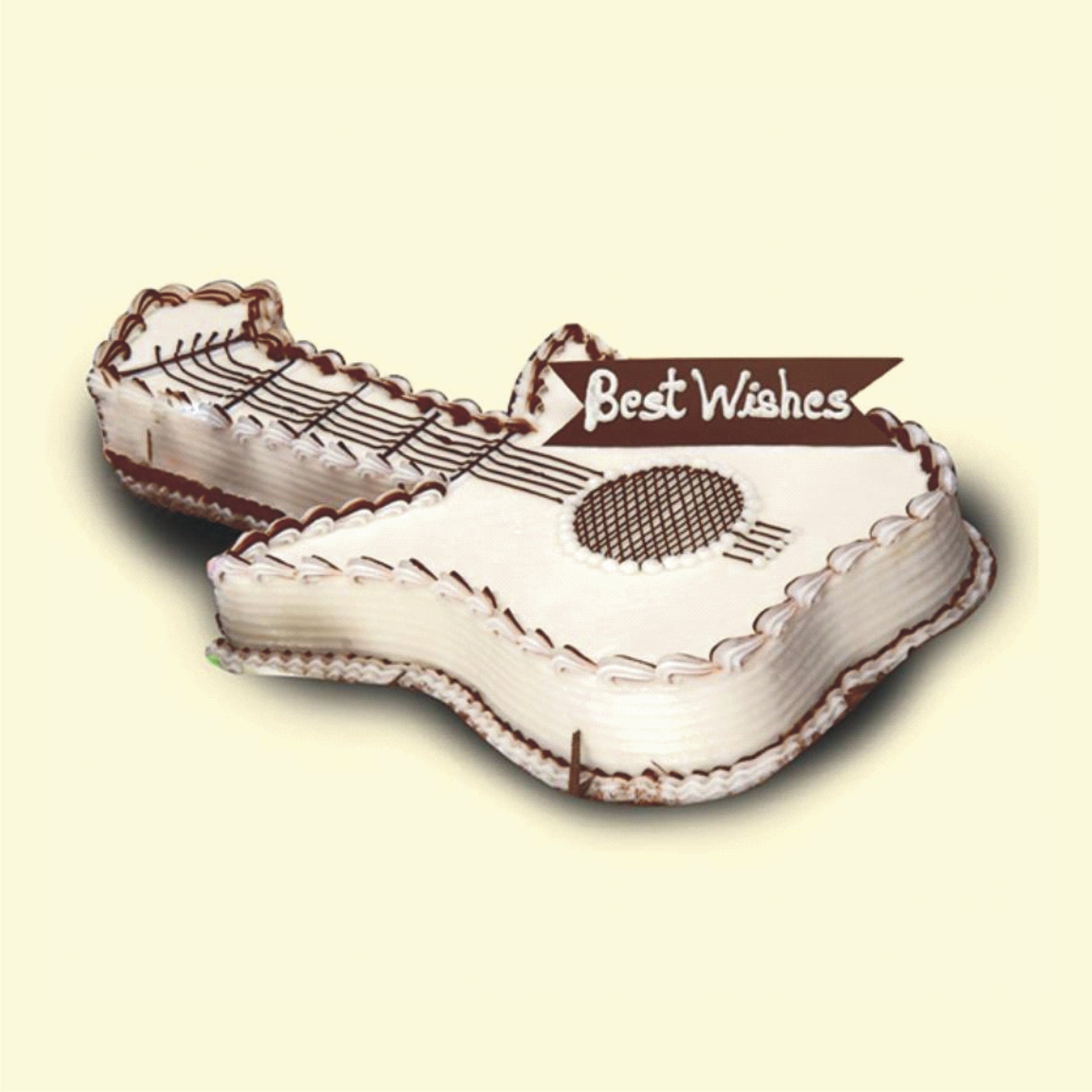 GUITAR SHAPE FANCY CAKE-26