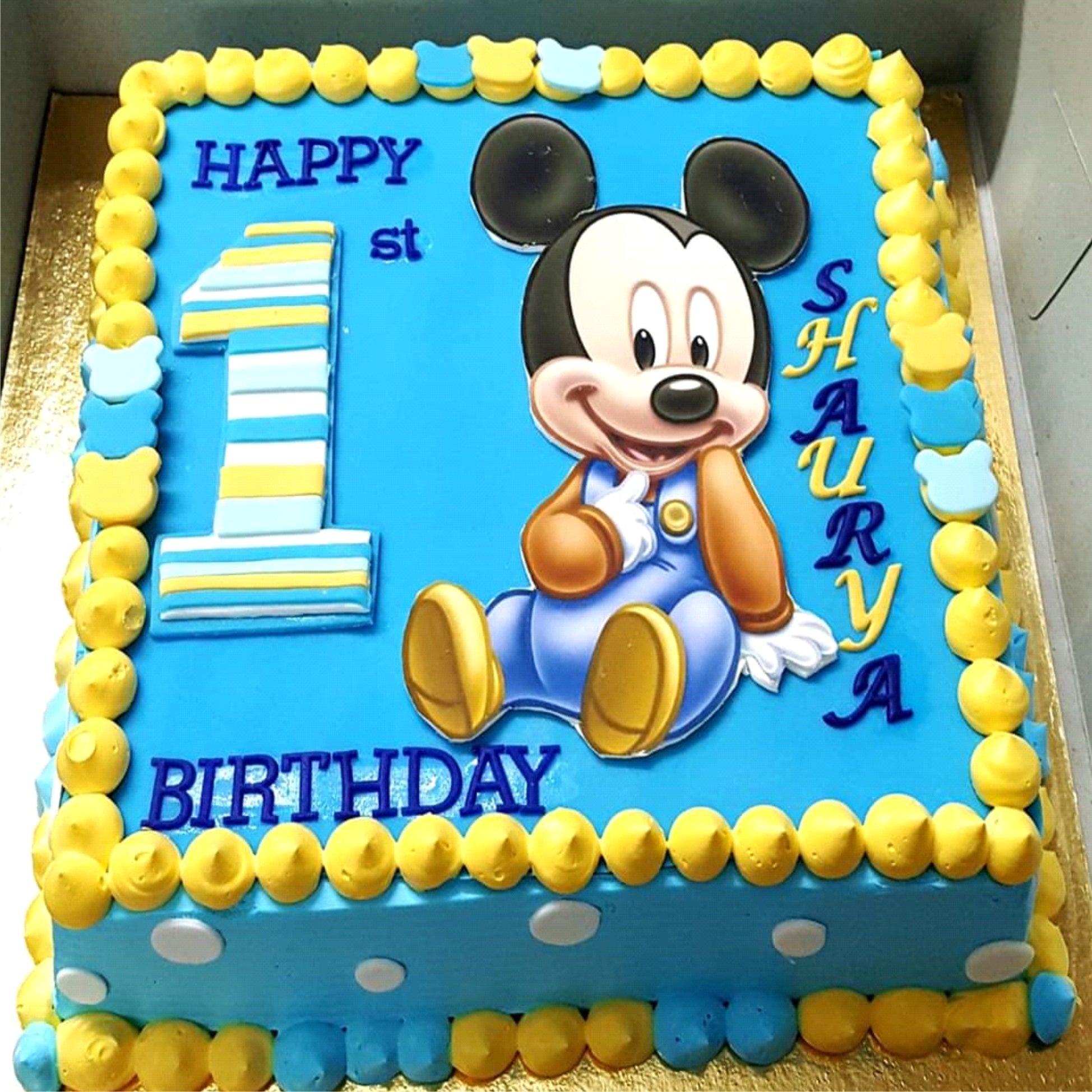 MICKEY MOUSE KIDS FANCY CAKE-28