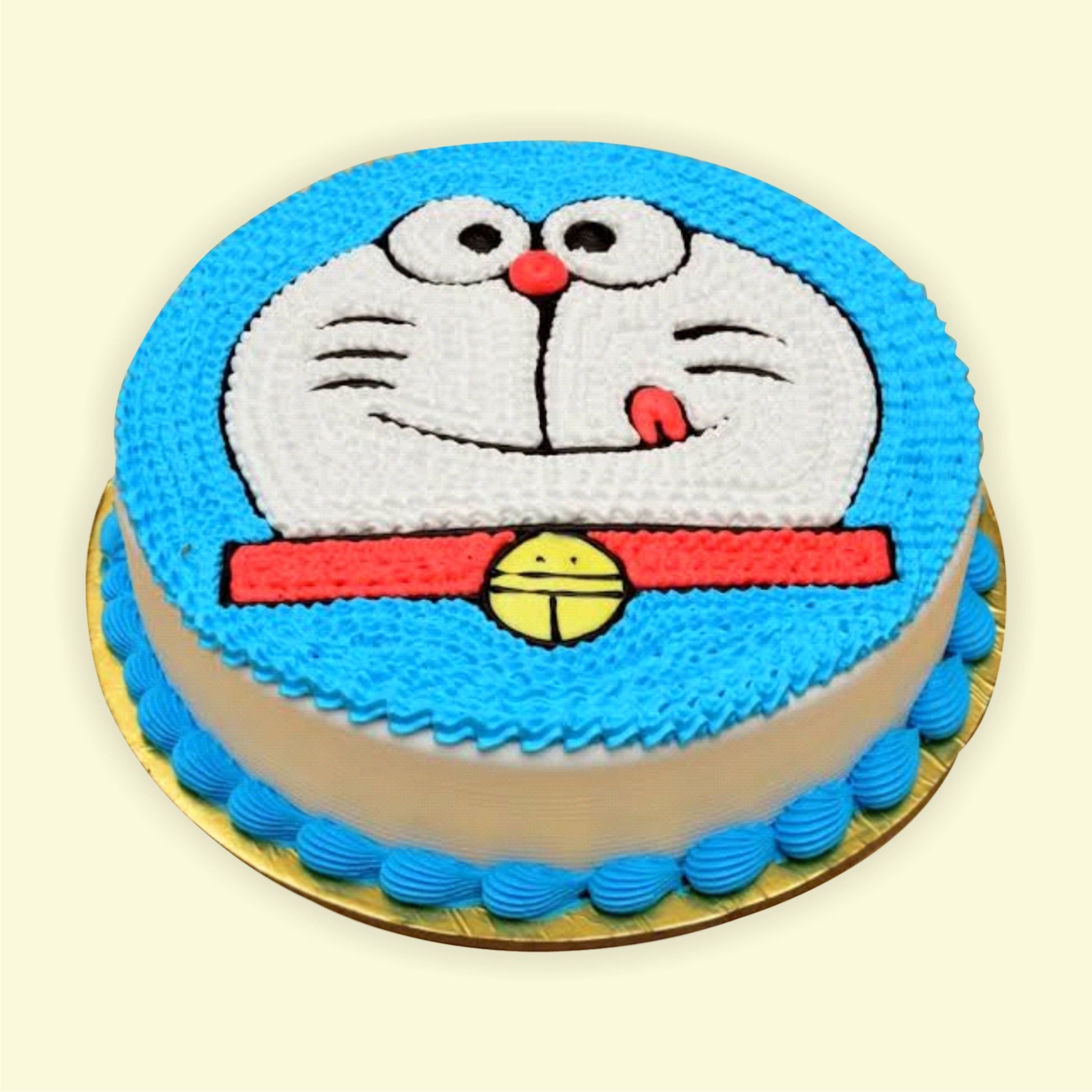 DOREMON FACE FANCY CAKE-35
