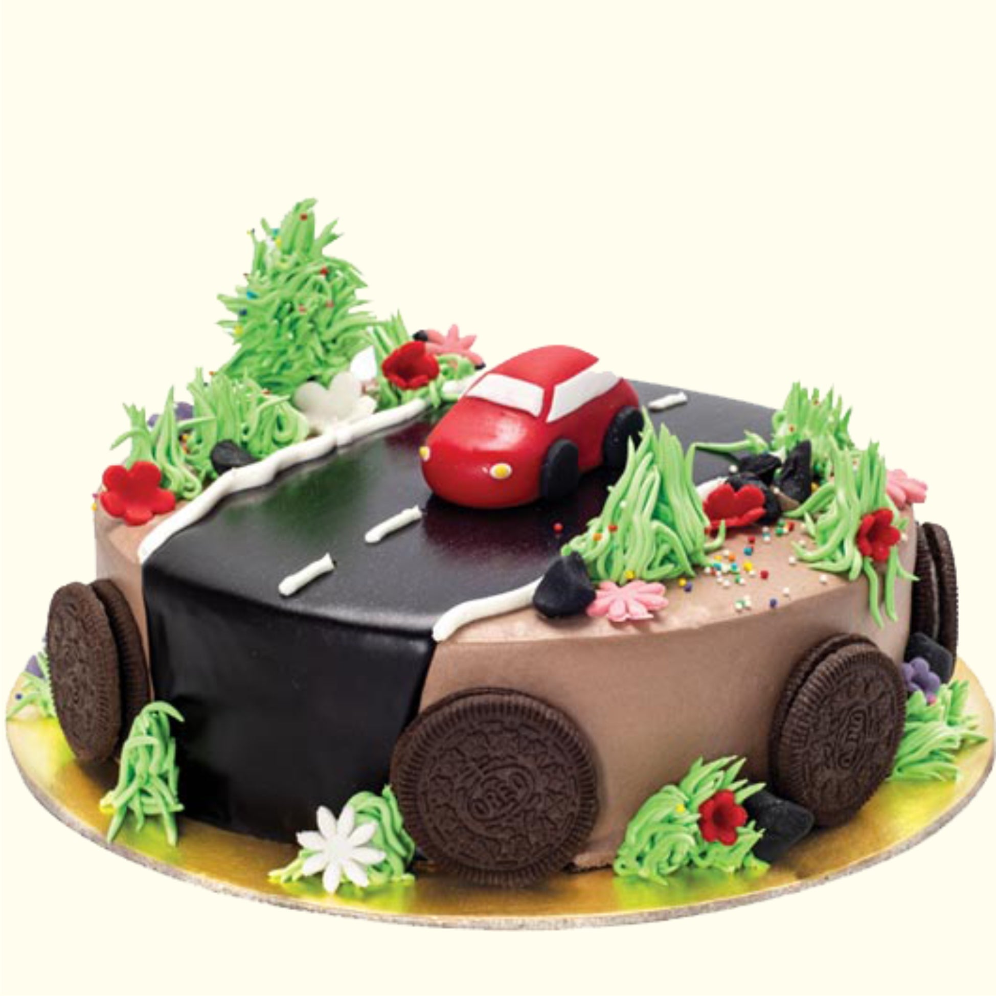 CAR THEME FANCY CAKE-49
