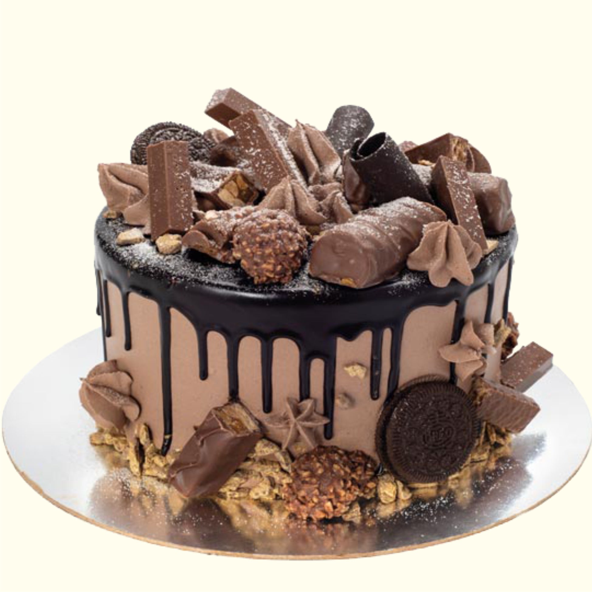 CHOCOLATE OVERLOADED FANCY CAKE-50