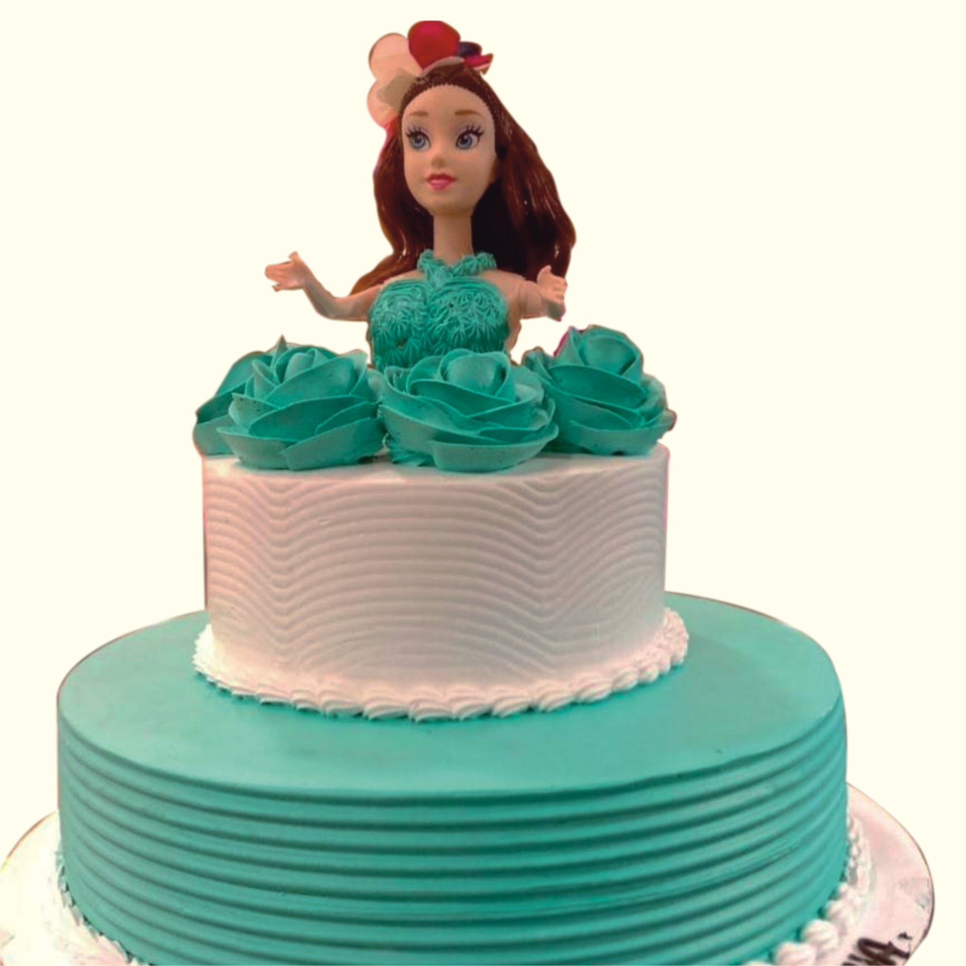 BARBIE DOUBLE LAYER FANCY CAKE-60