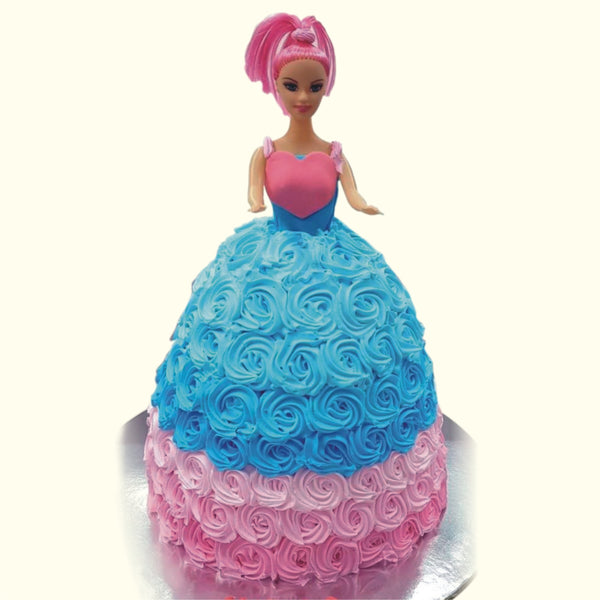 BARBIE SHAPE FANCY CAKE-A62 - Main Image