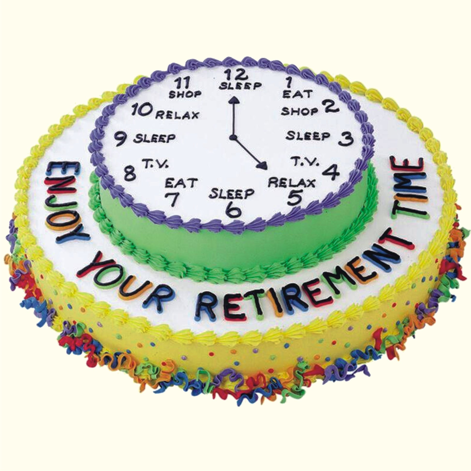 RETIREMENT THEME FANCY CAKE-83