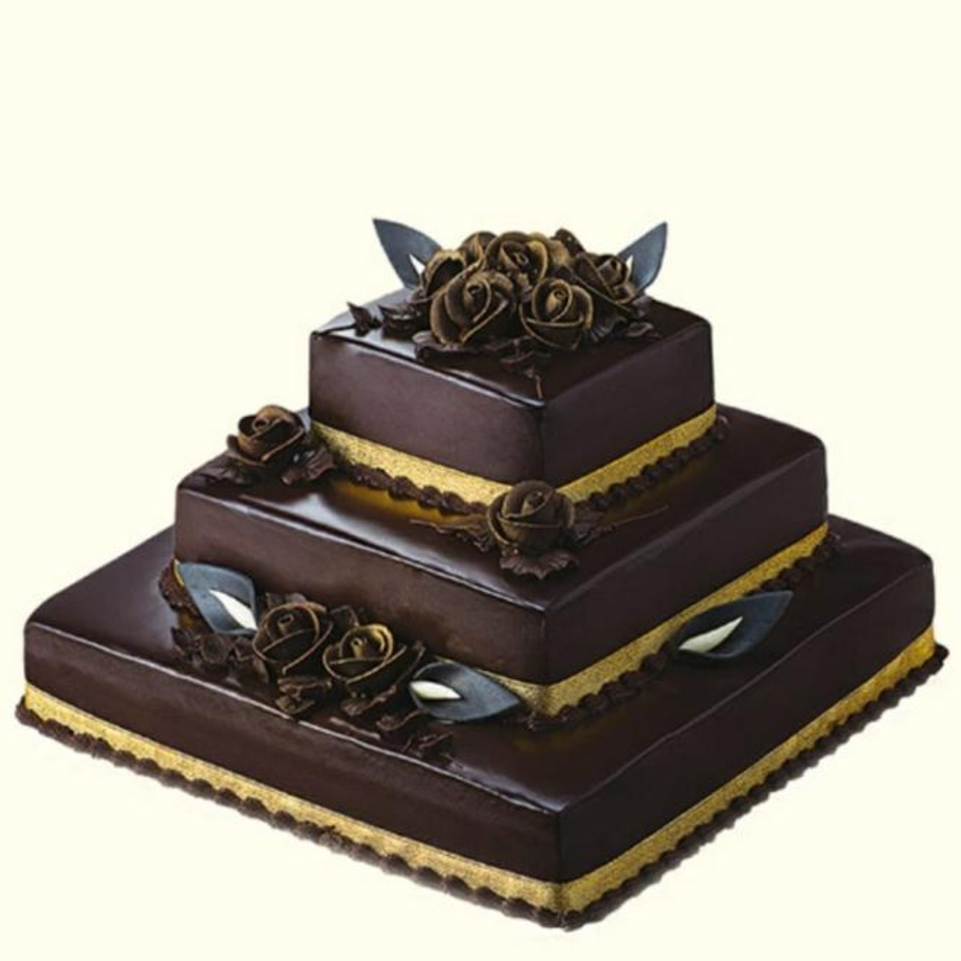 TRIPLE LAYER CHOCOLATE FANCY CAKE-84