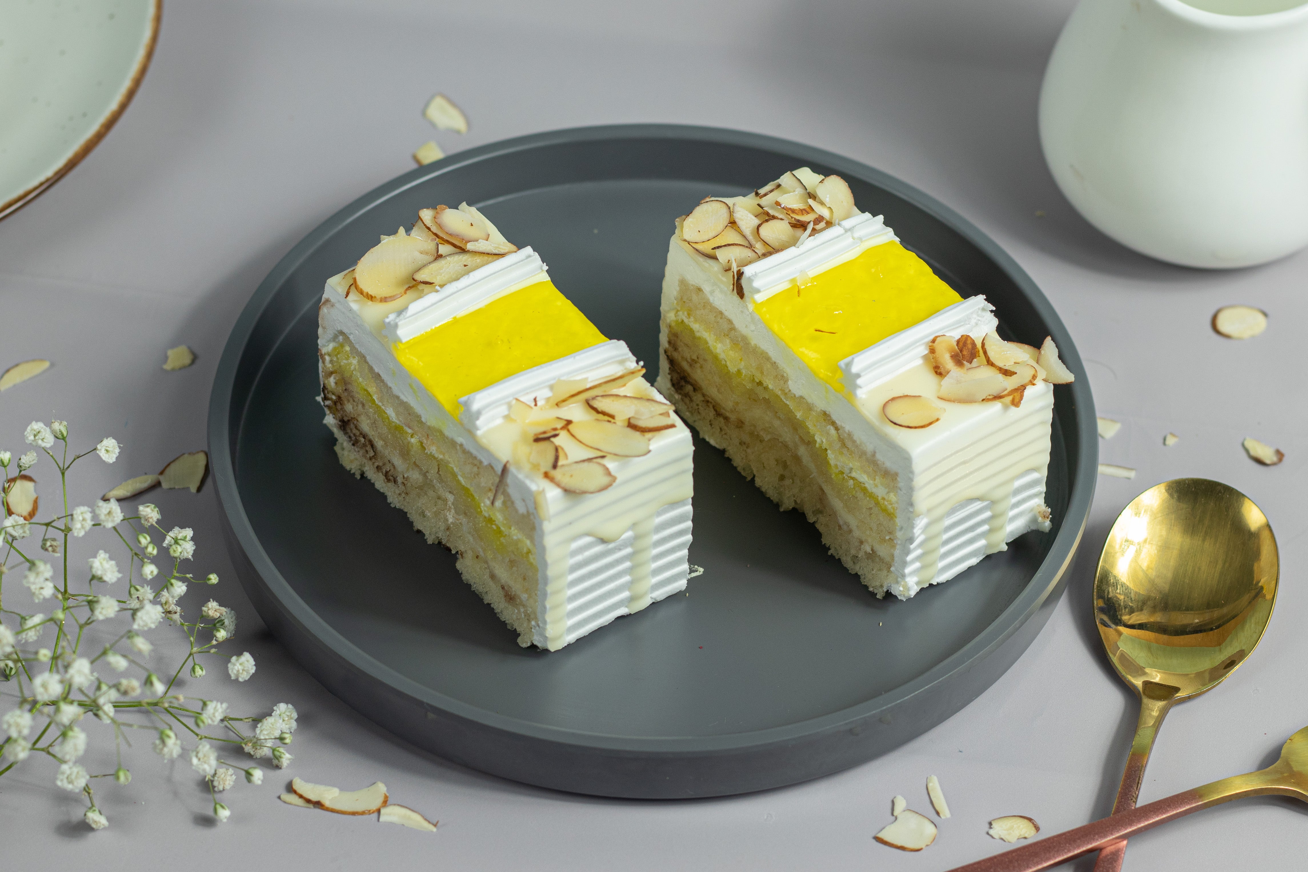White Chocolate Pineapple Mousse Pastry