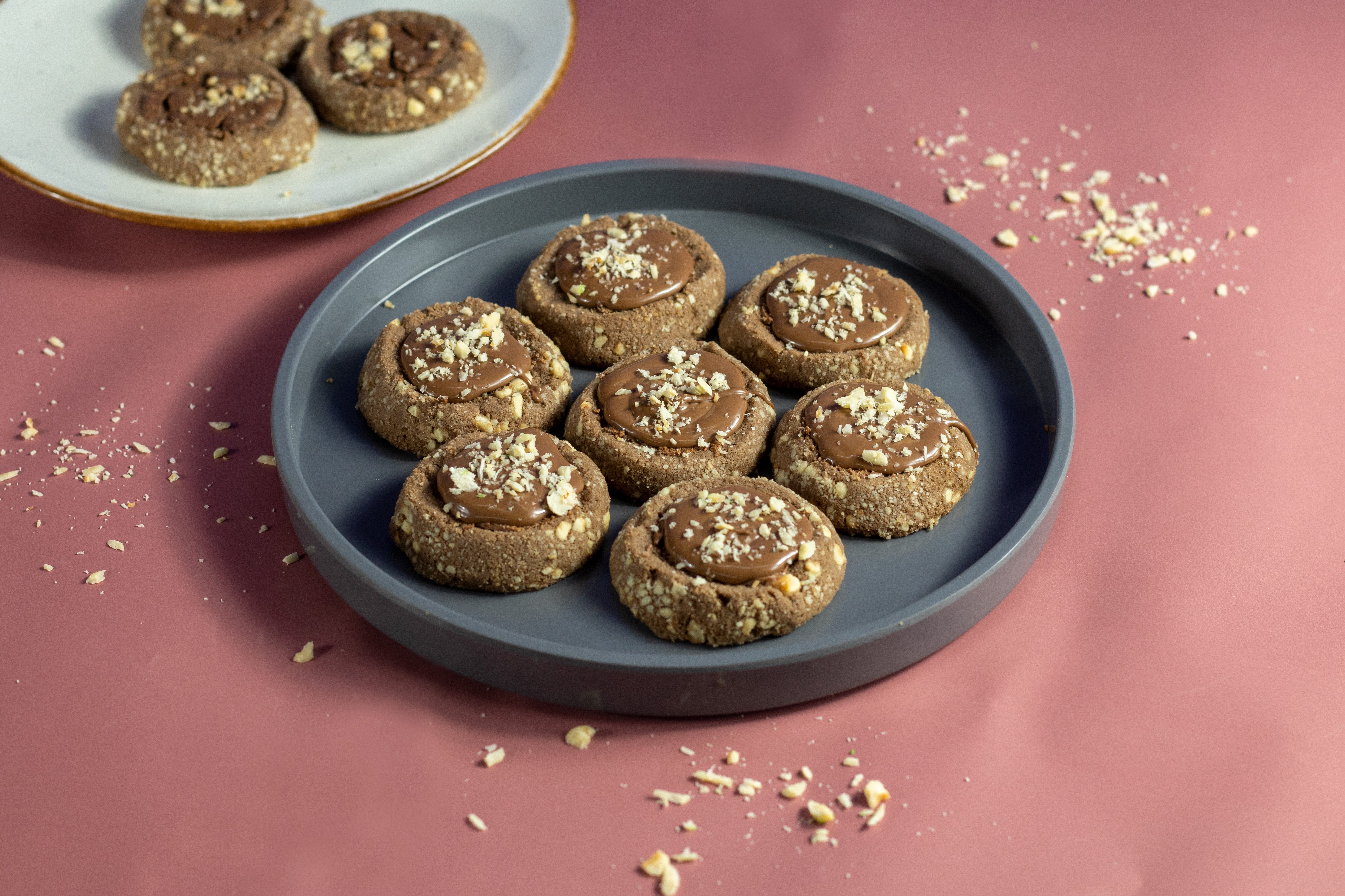Nutella Filled Chocolate Cookies
