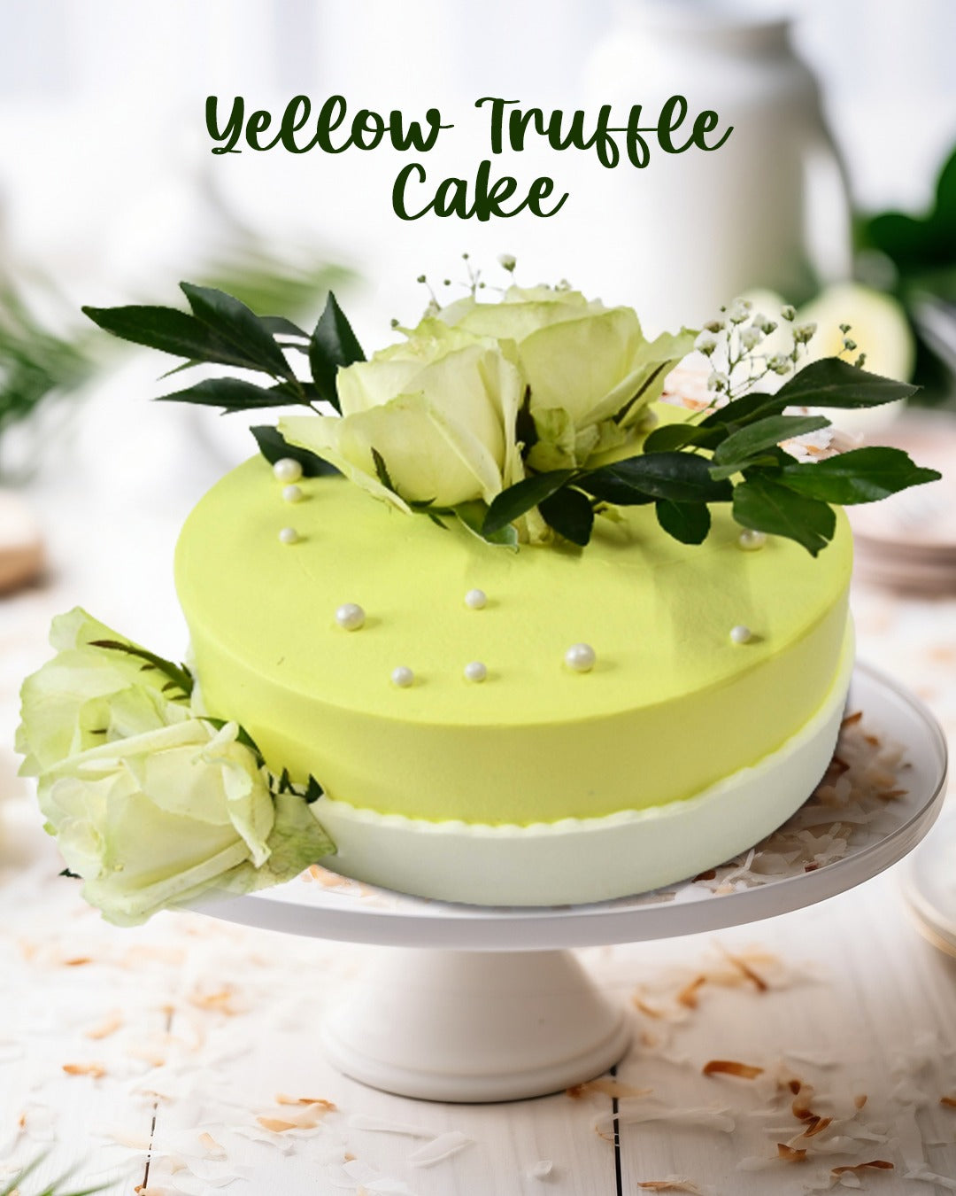 Yellow Truffle Cake