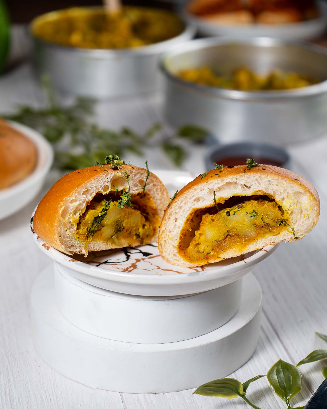Baked Vada Pav