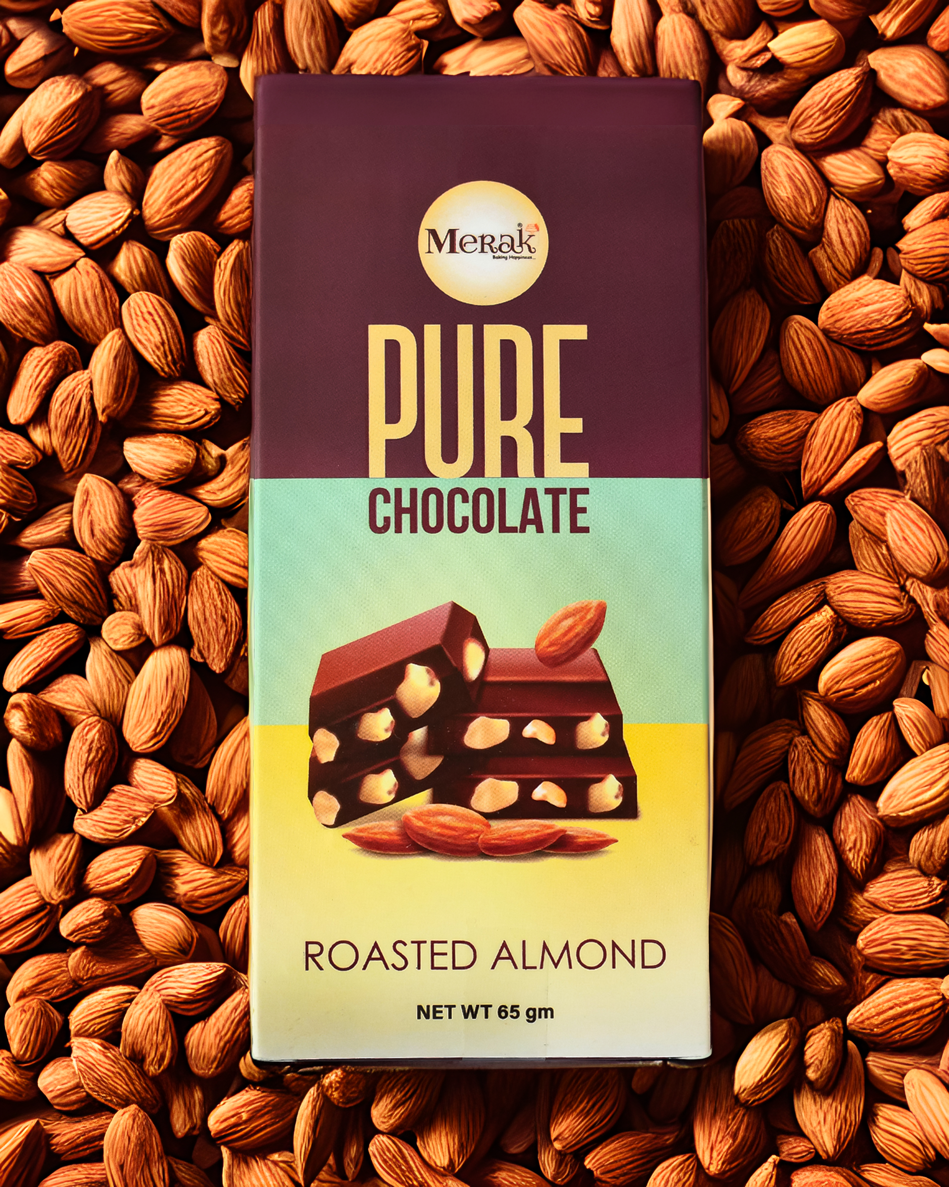 Roasted Almond Chocolate (65gm)