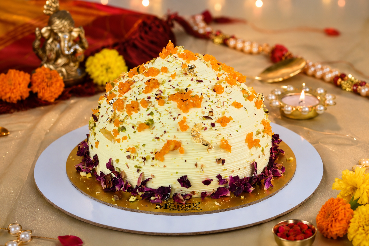 Motichoor Ganpati Modak Cake