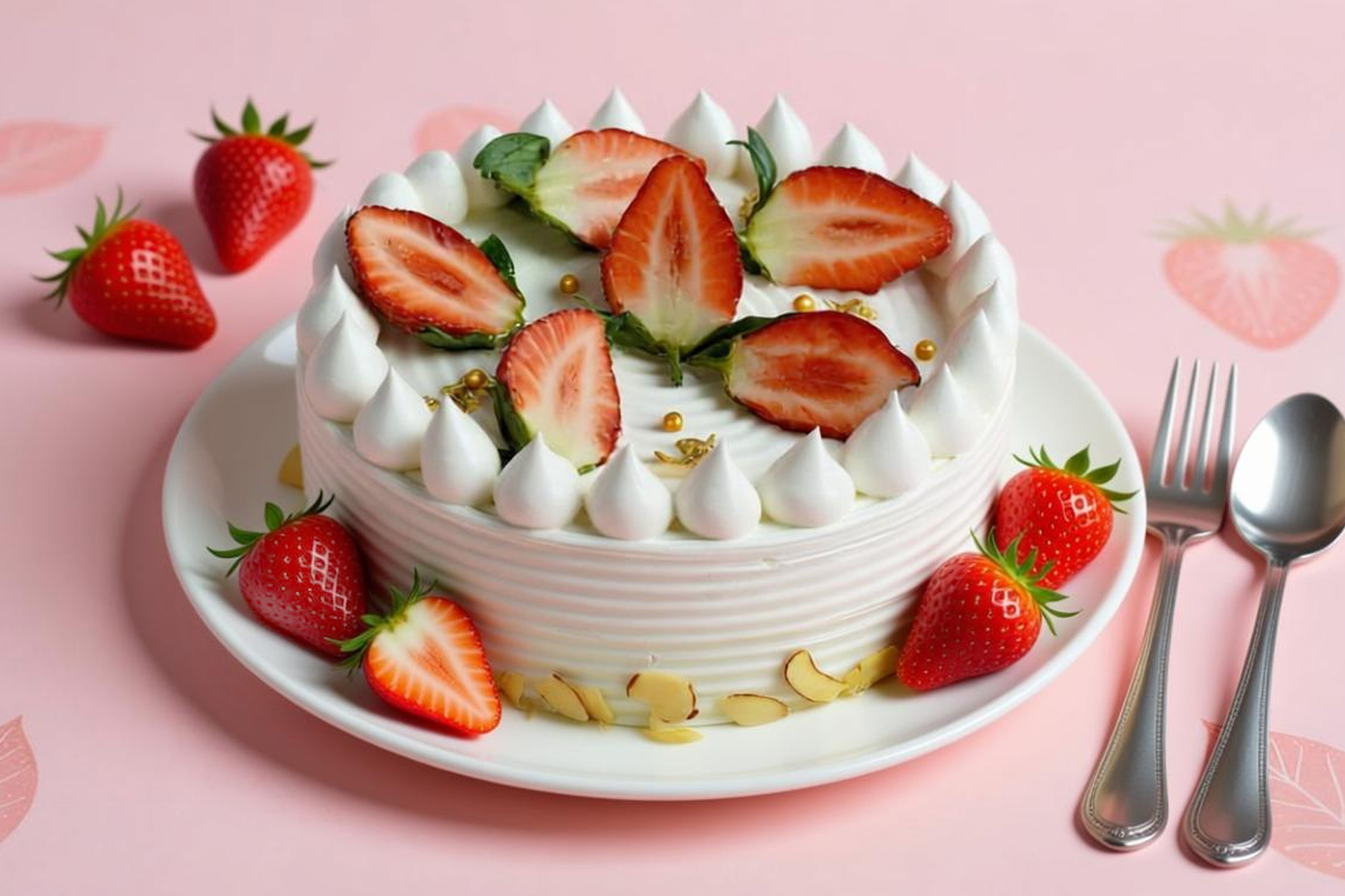 Strawberry Fancy Cake