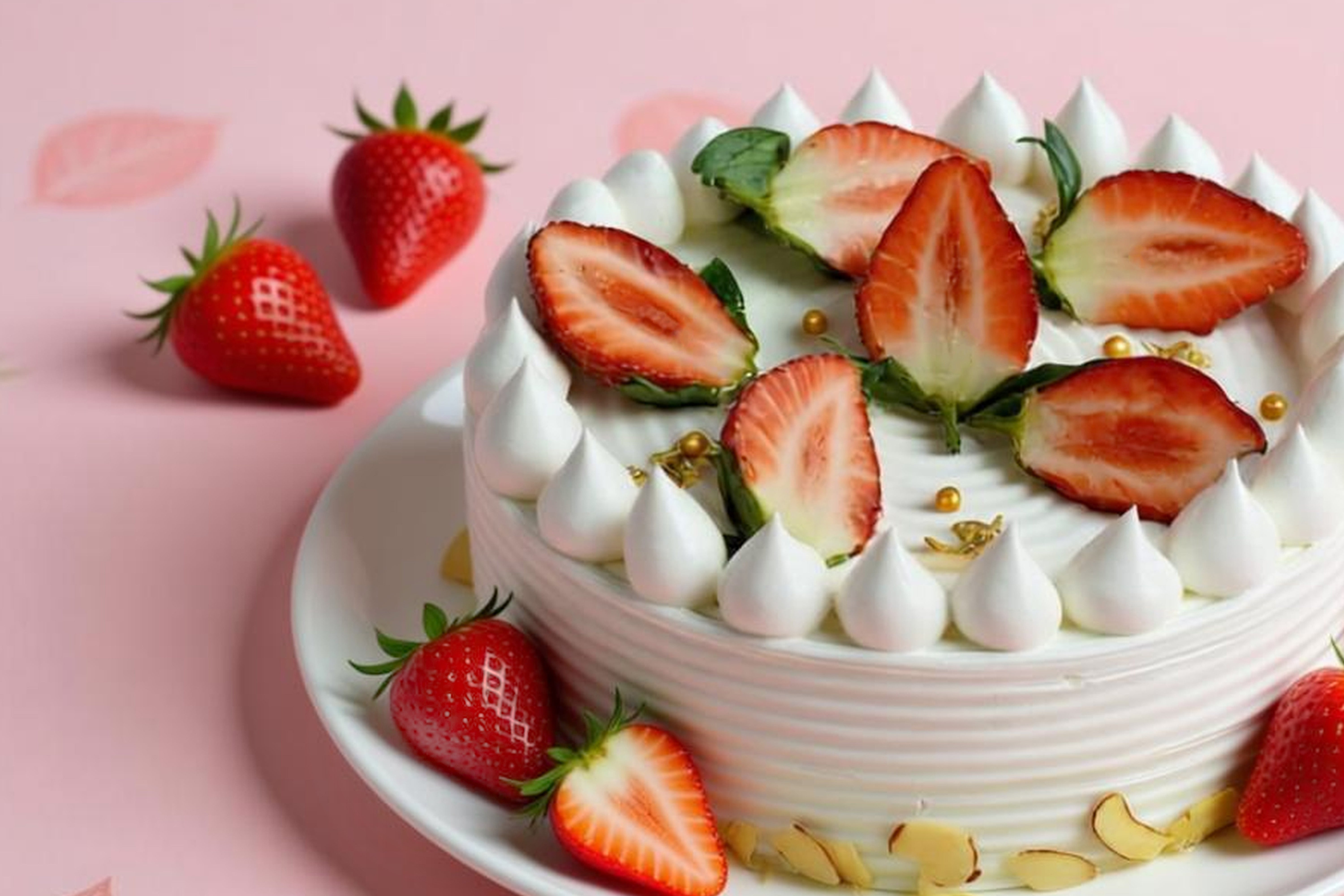 Strawberry Fancy Cake