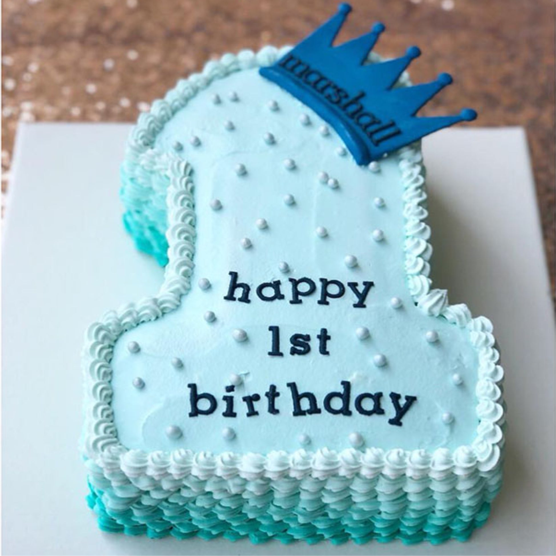 Fancy Buttercream Birthday Cake | Candy's Cupcakes
