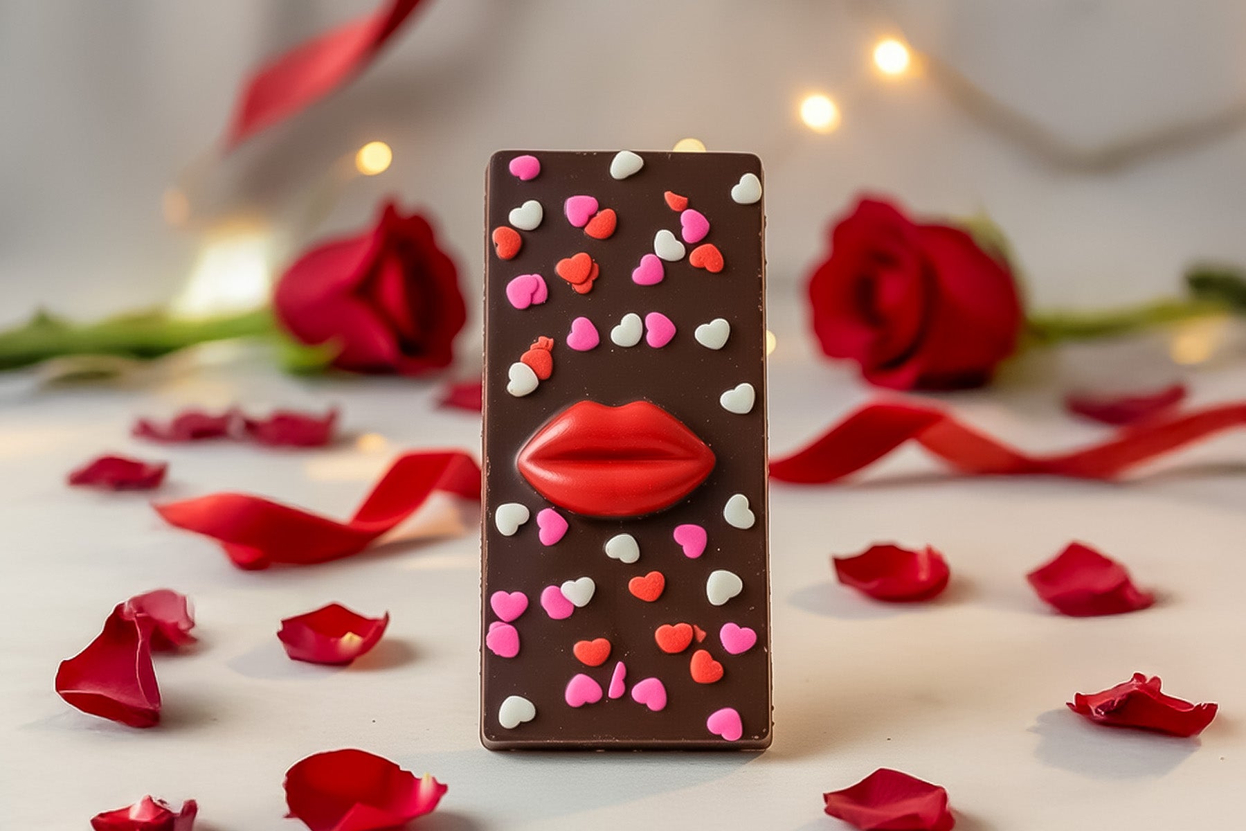 kiss me Valentine chocolate bar