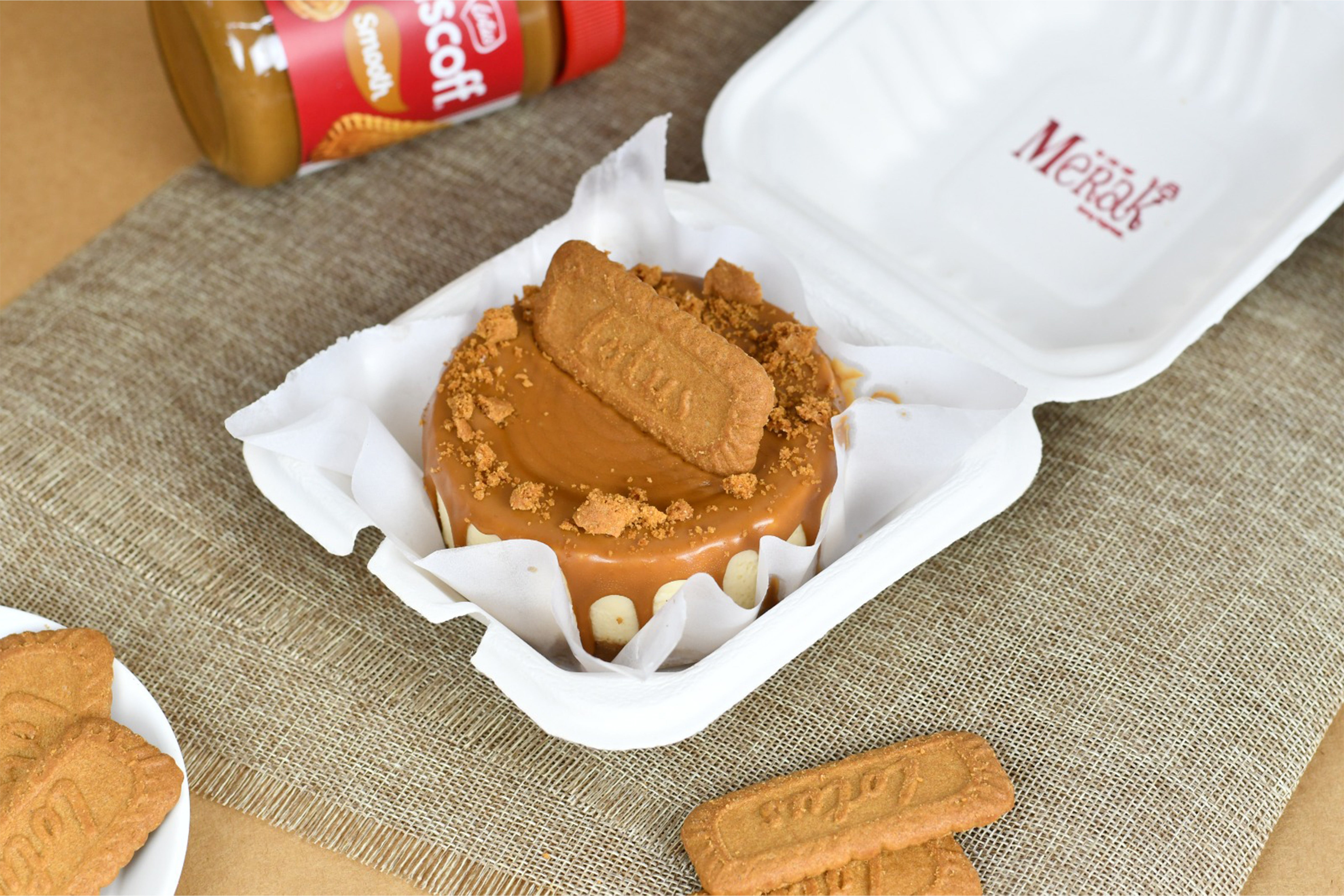 Lotus Biscoff Bento Cheese Cake