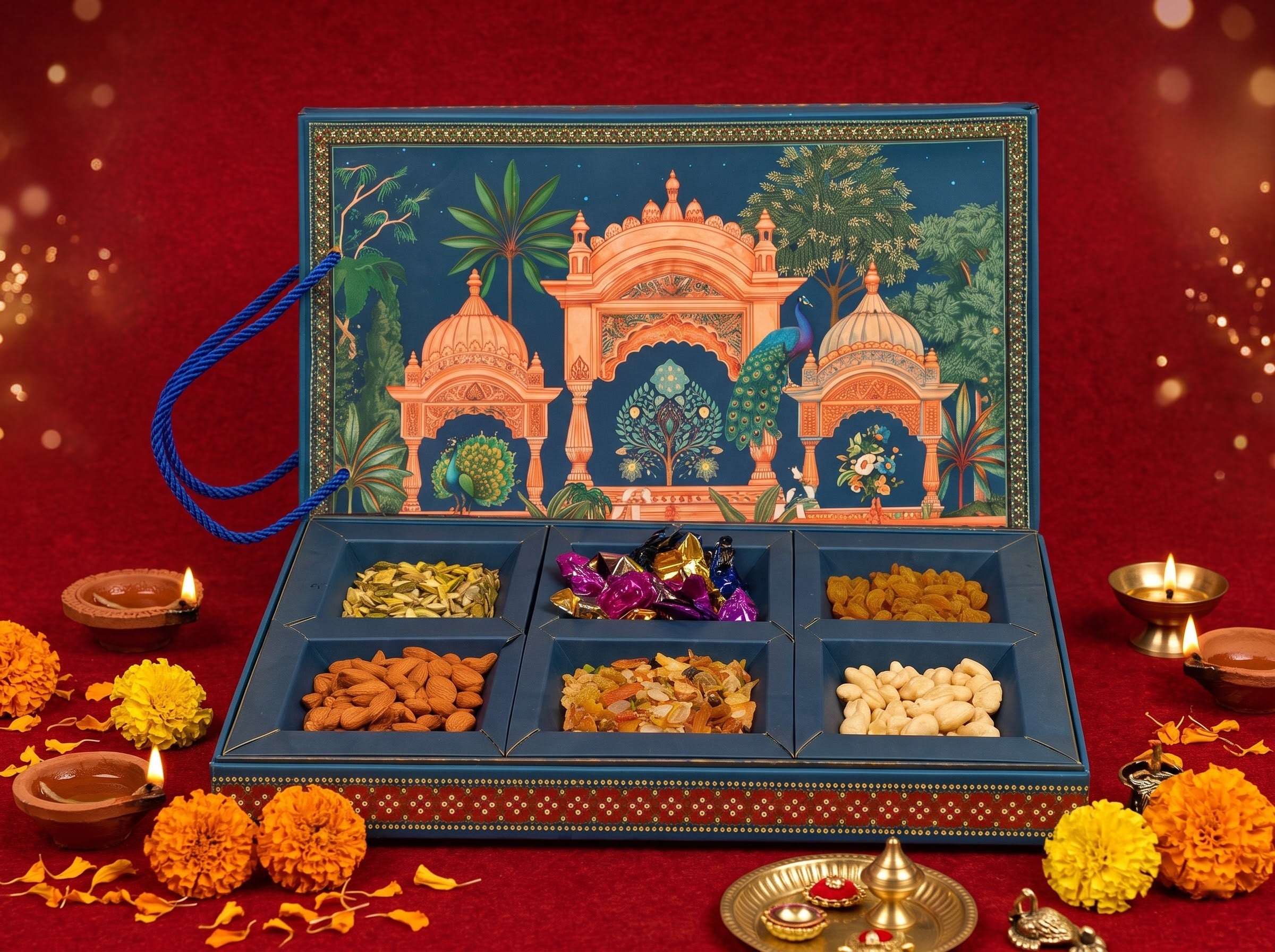 BLUE PALACE 6 NUTS SET