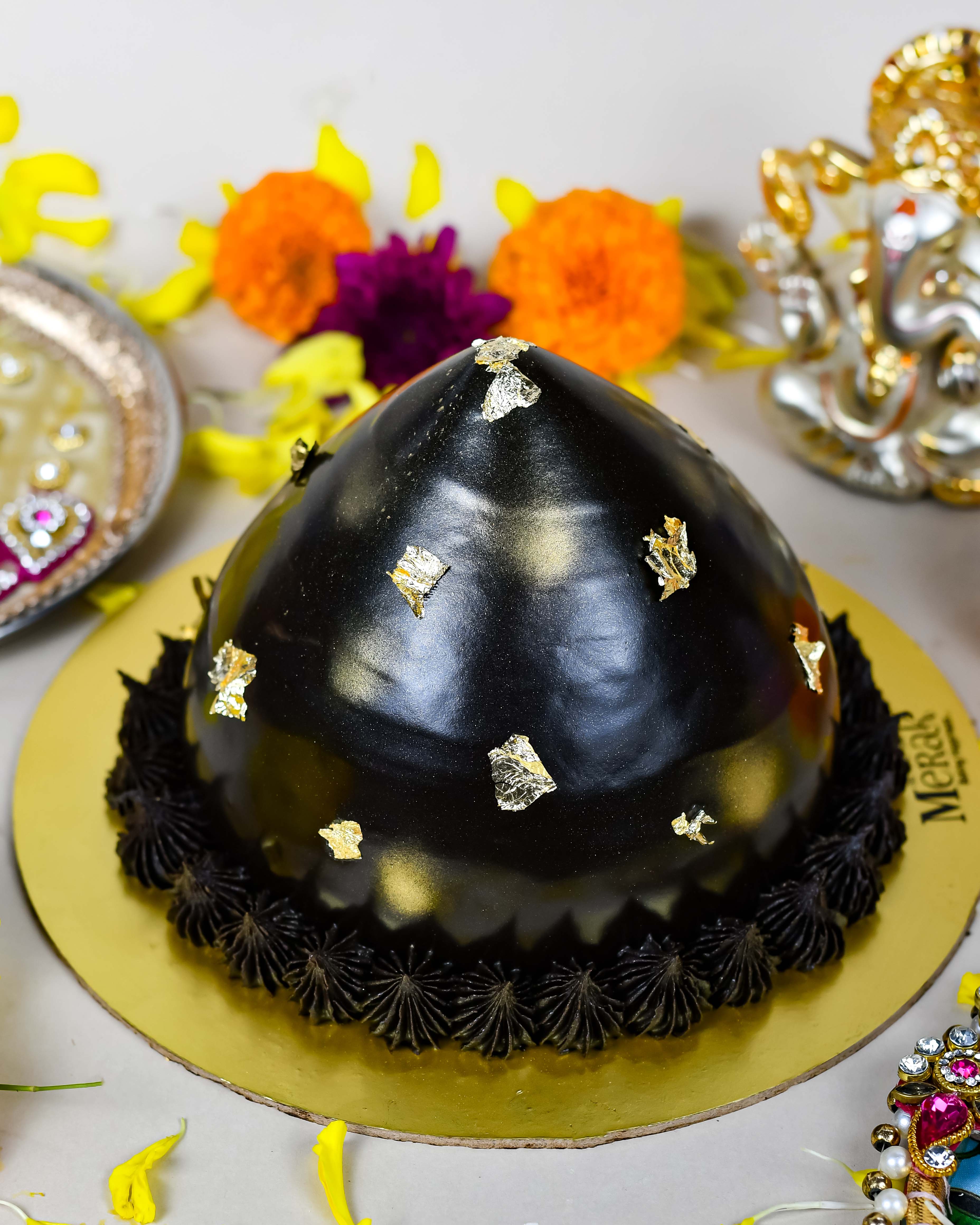 Chocolate Ganpati Modak Cake