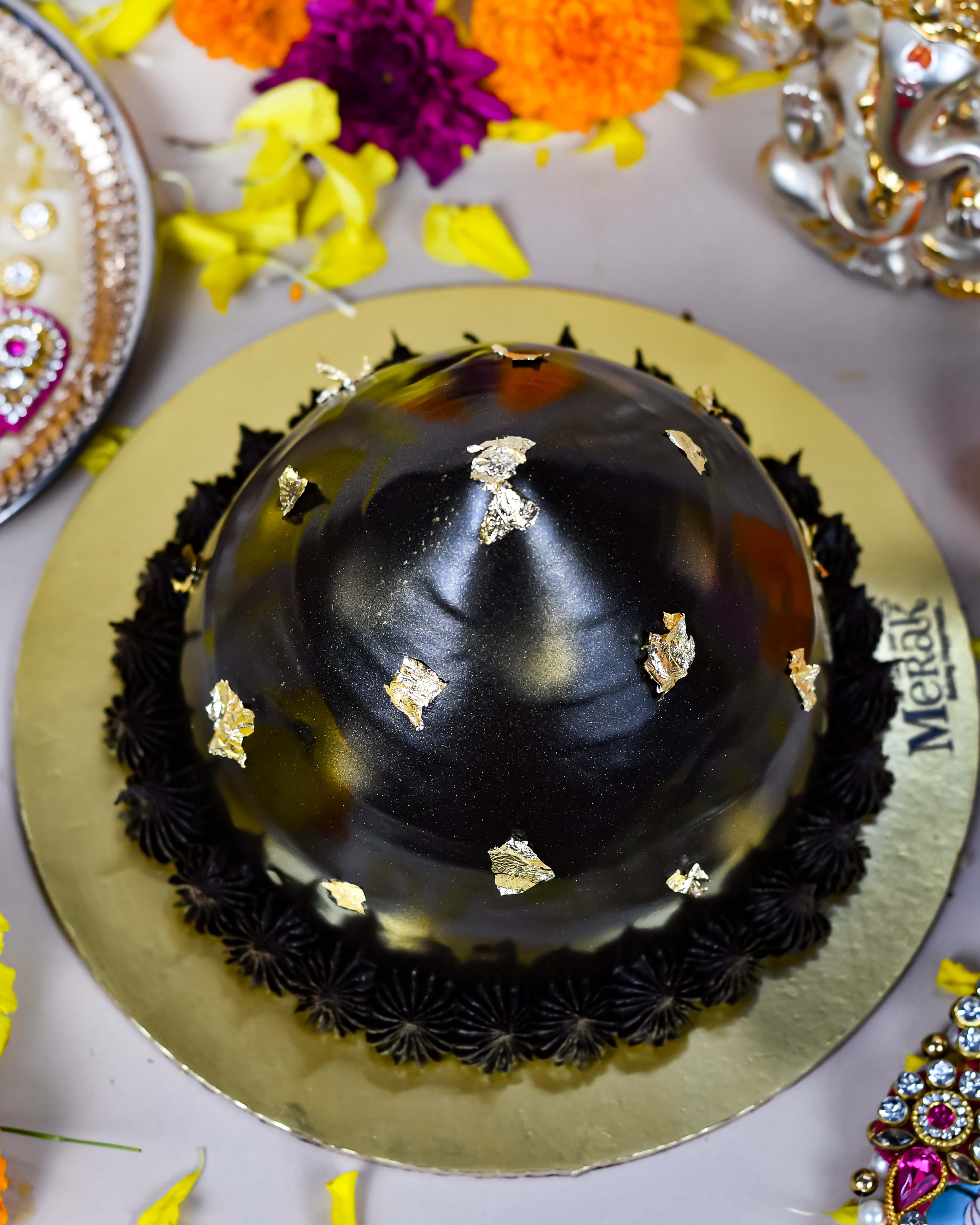 Chocolate Ganpati Modak Cake