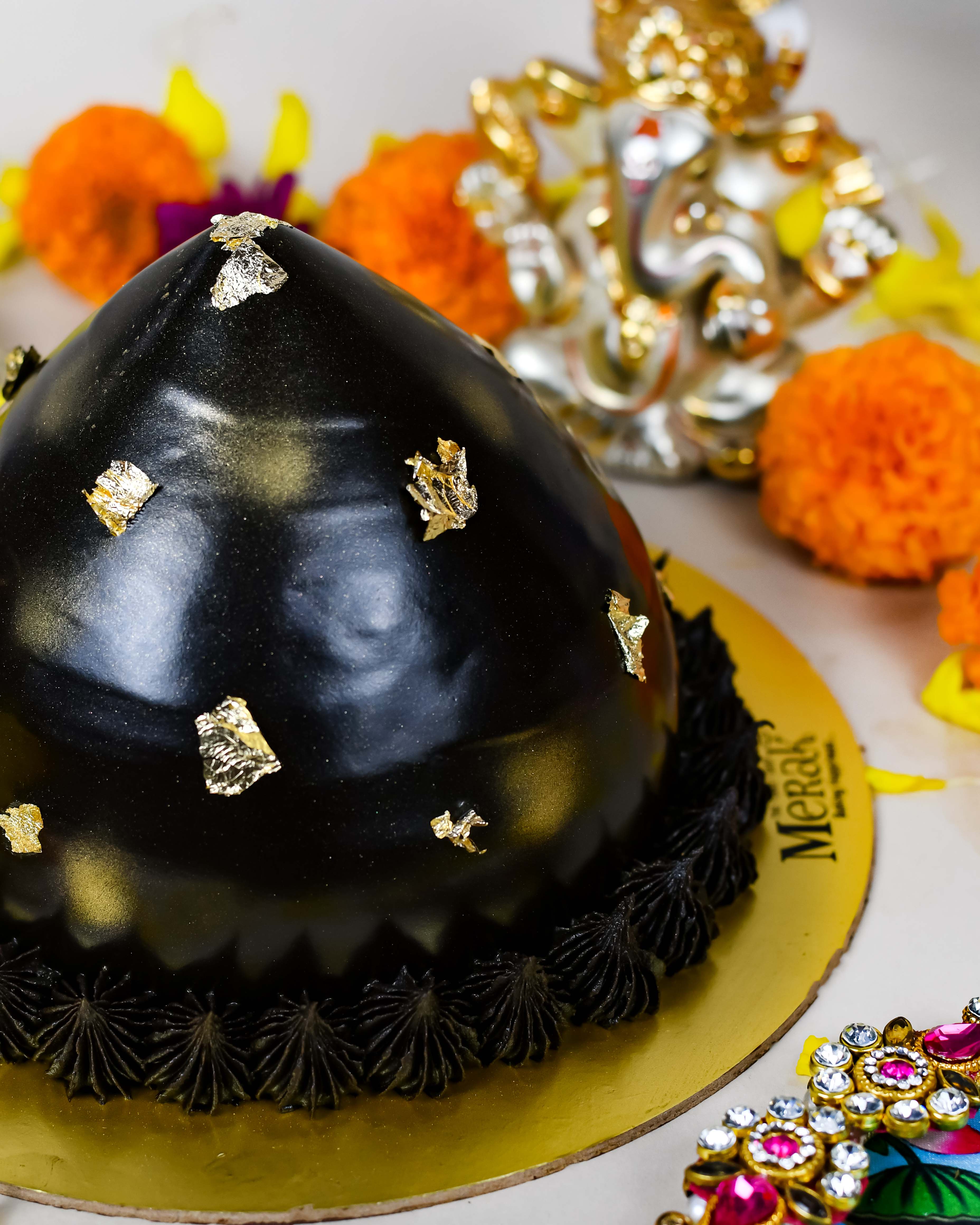 Chocolate Ganpati Modak Cake