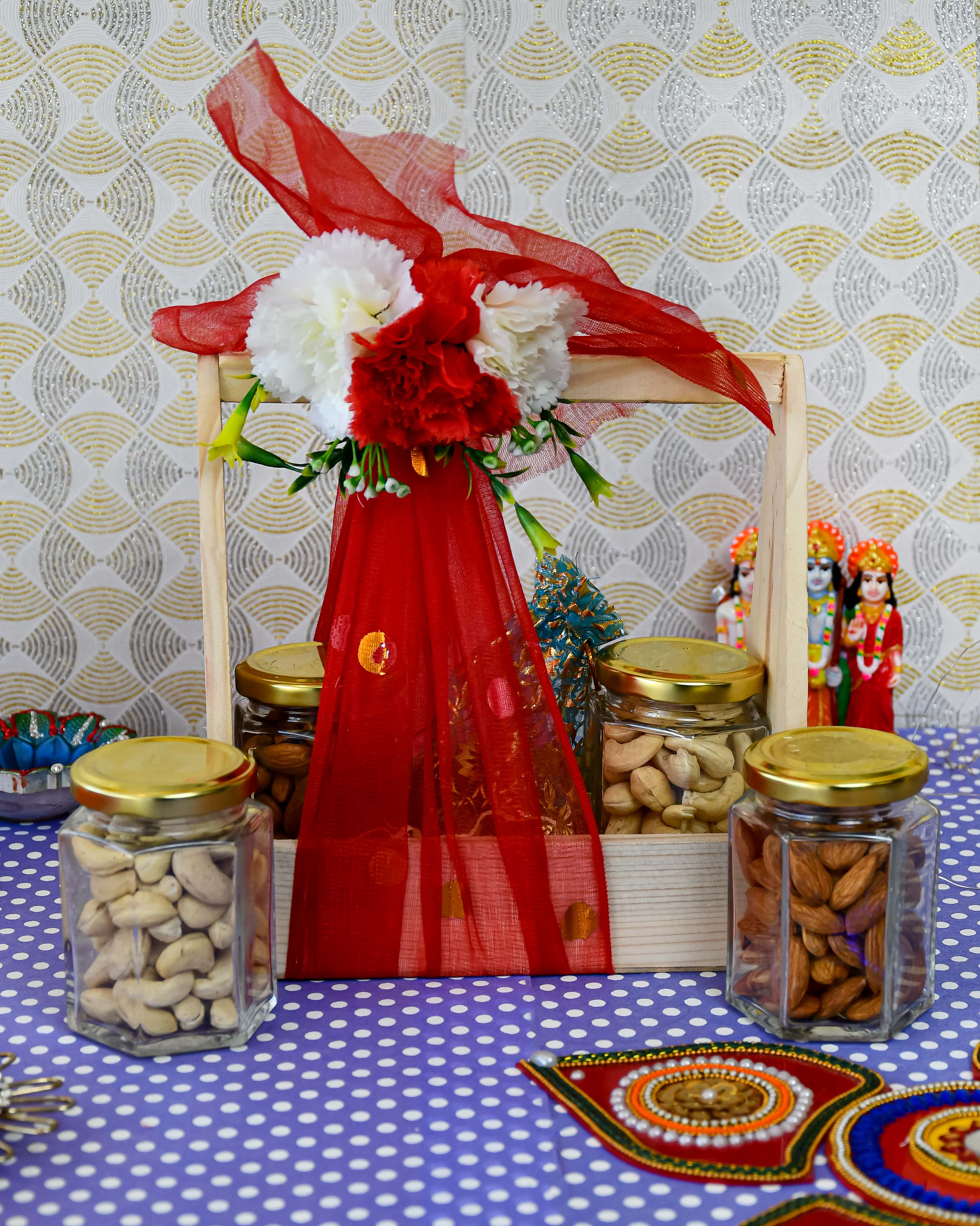Wooden Dryfruit Hamper