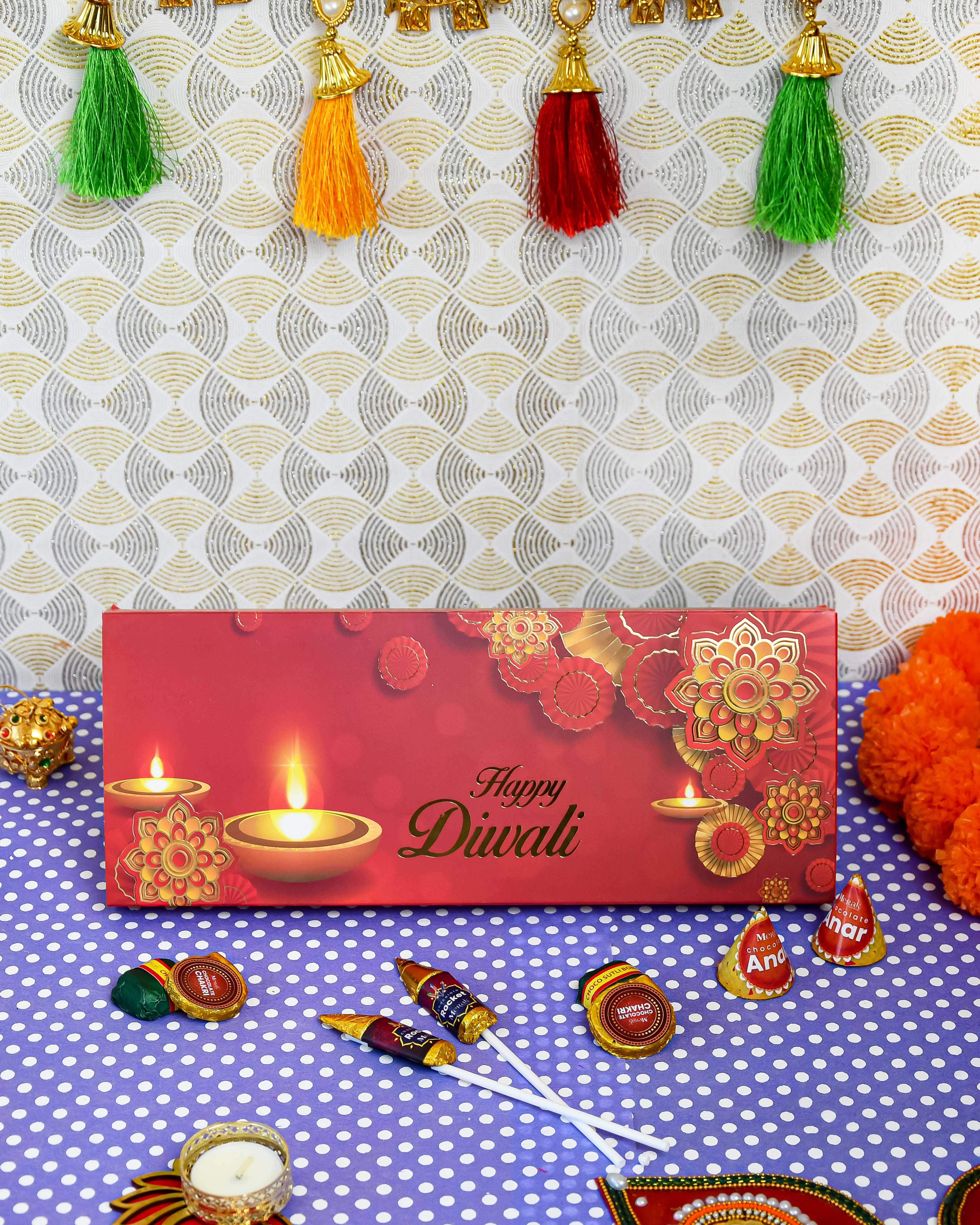 Happy Diwali Box filled with premium festive treats, perfect for Diwali celebrations