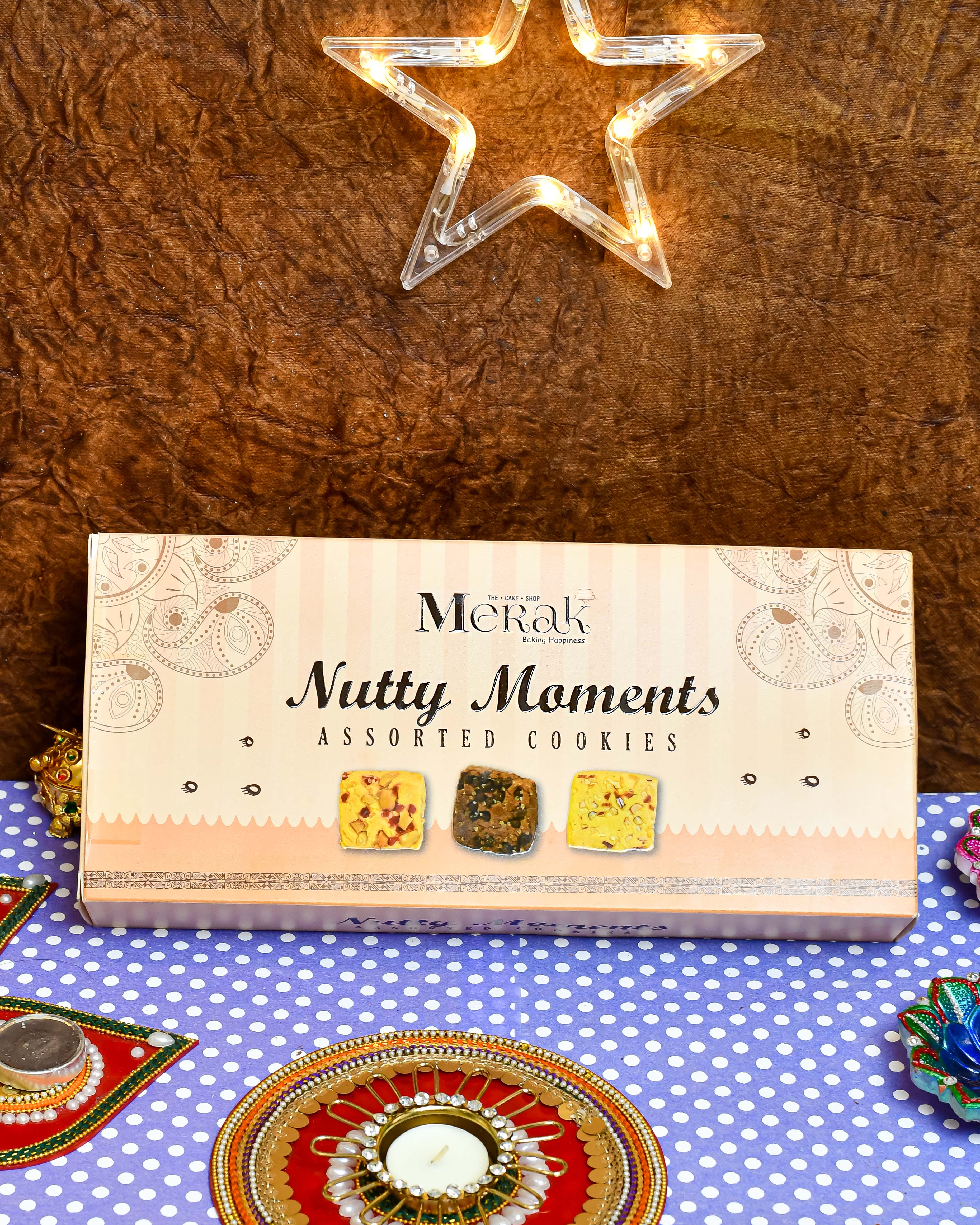 Nutty Moments assortment of biscuits and cookies with a nutty twist for festive snacking