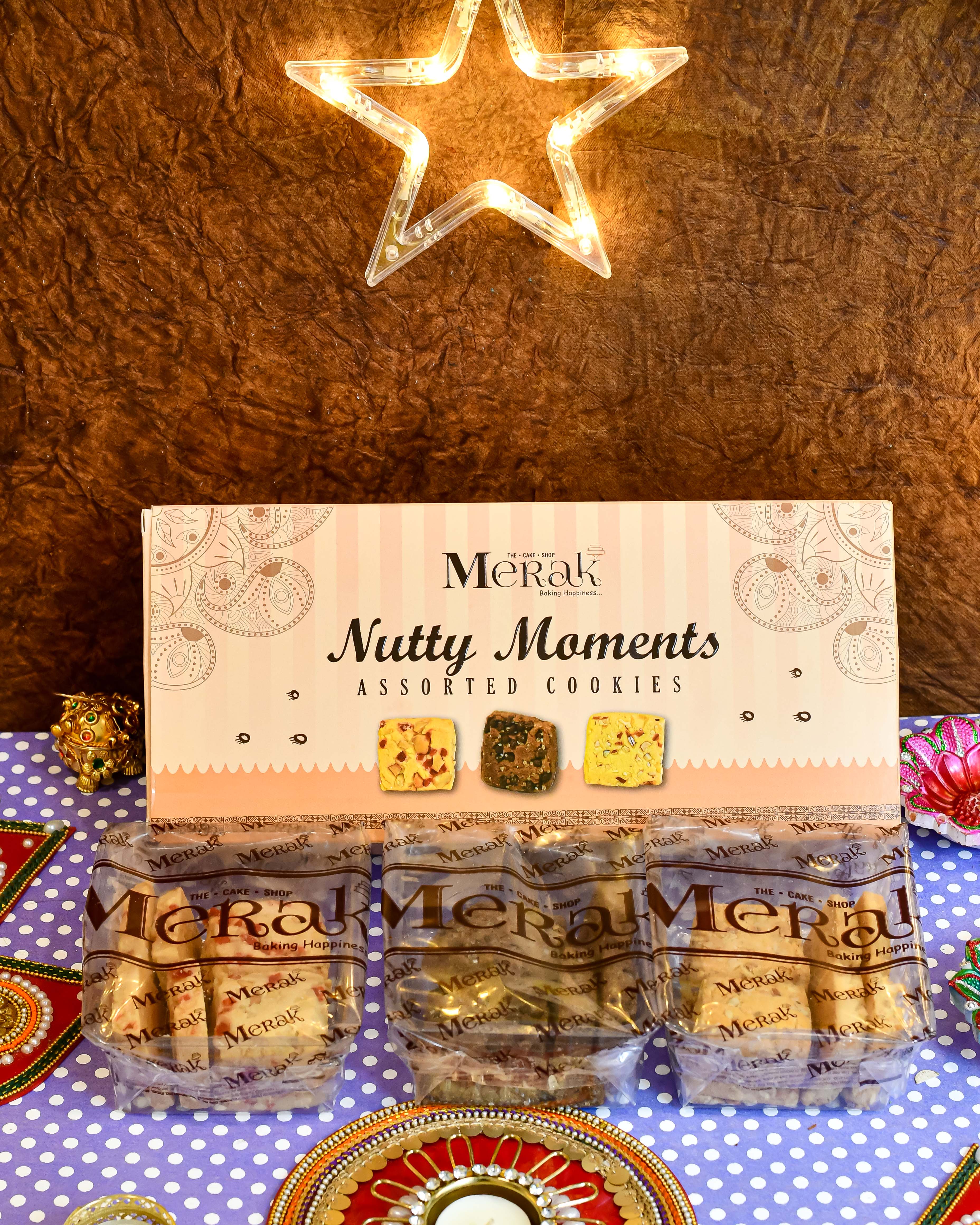 Nutty Moments assortment of biscuits and cookies with a nutty twist for festive snacking