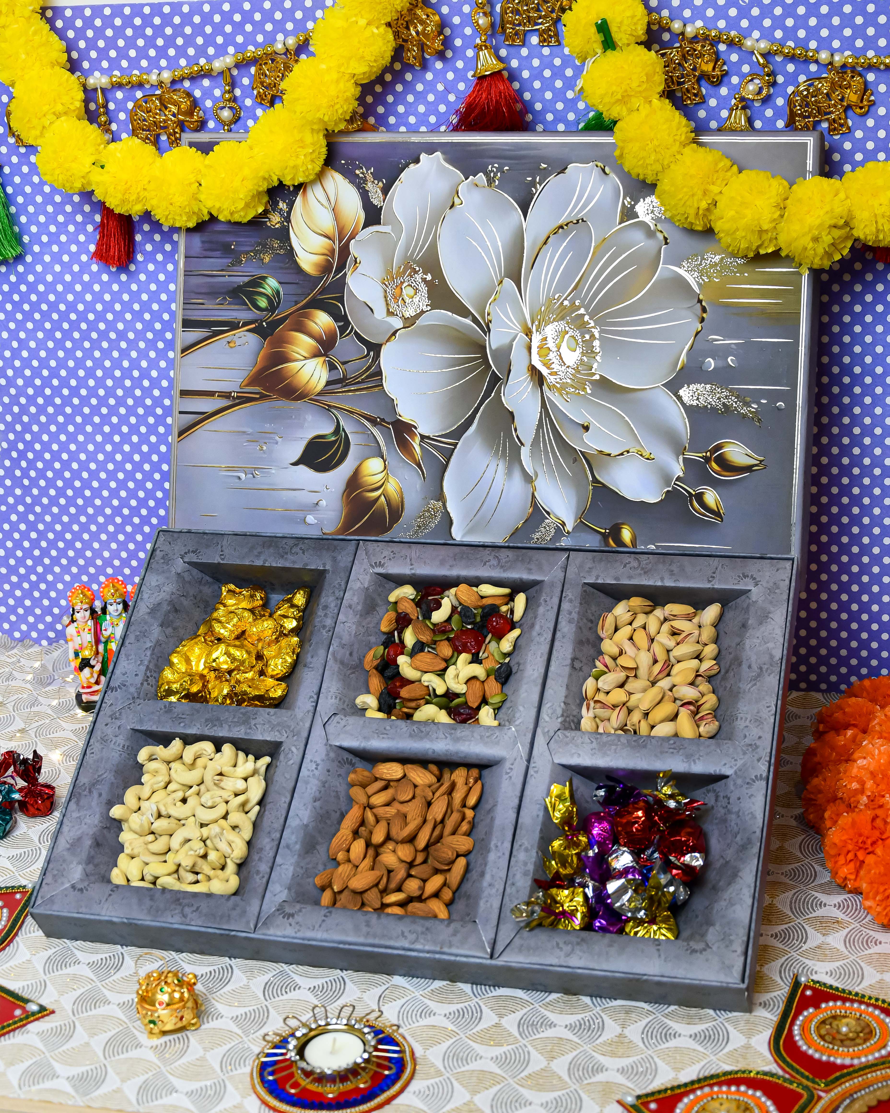 Diwali Dryfruit Chocolate Box - 6