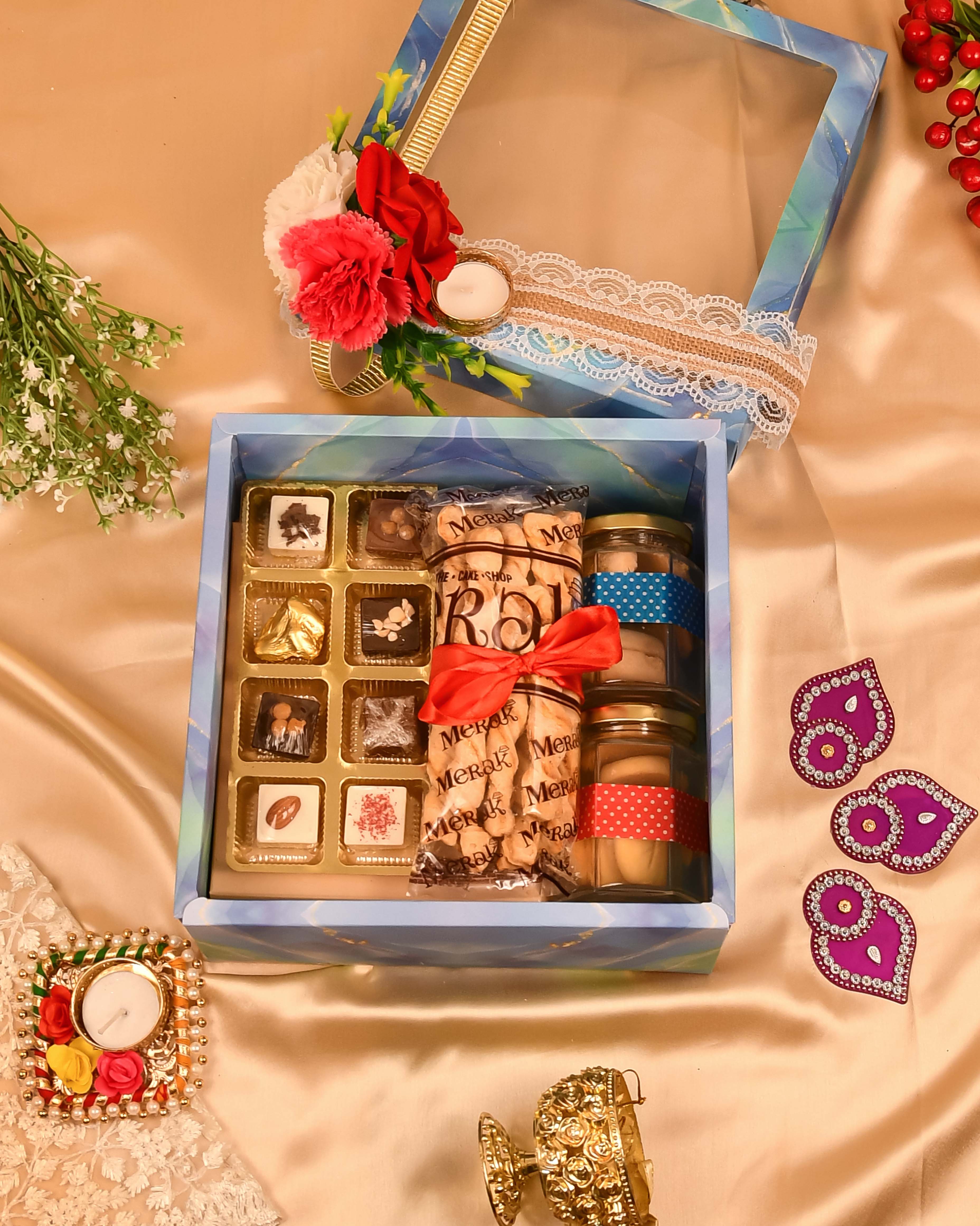Diwali Gift Box -Unwrap the Magic of Diwali with Our Exclusive Collection –  Merak Cakes