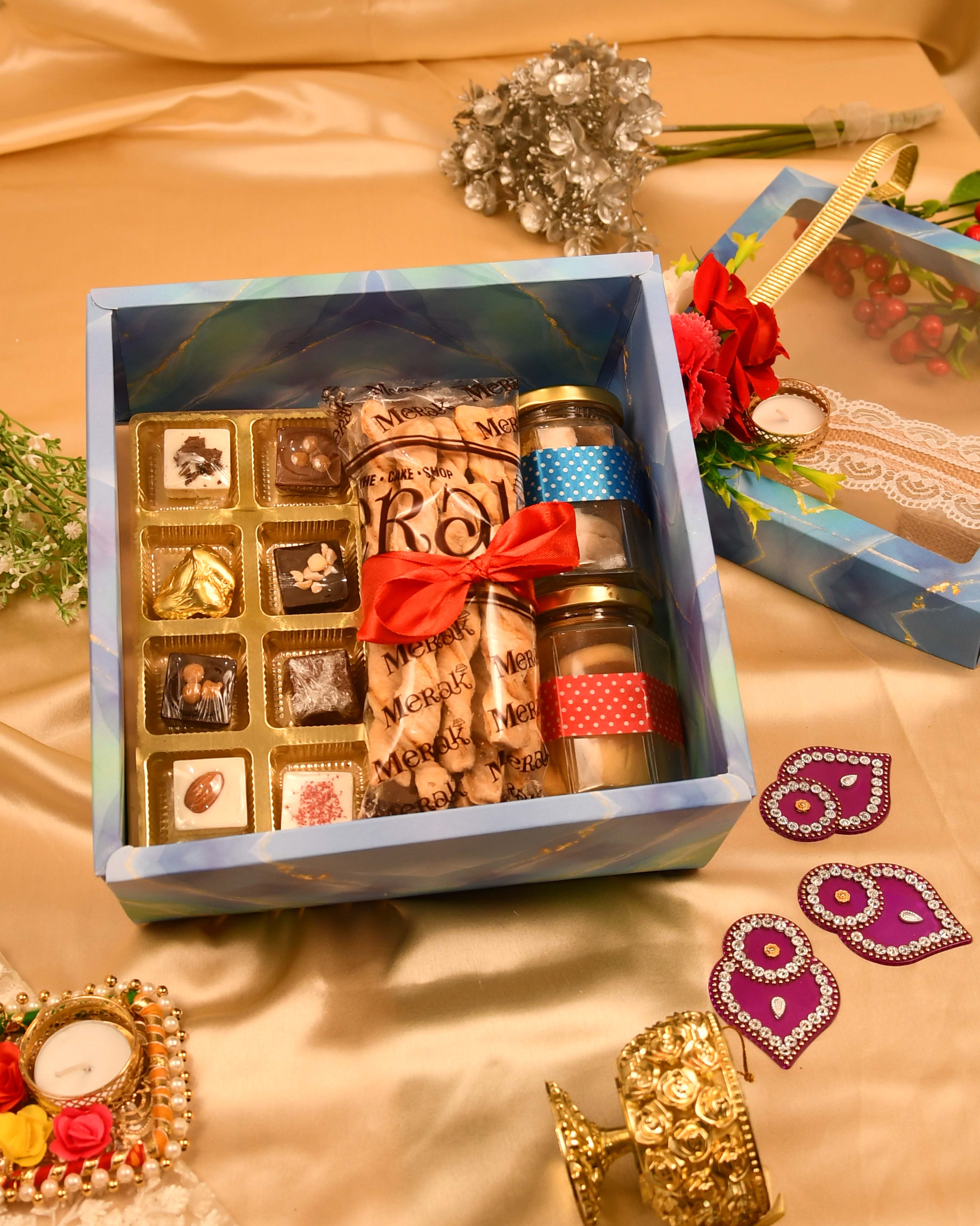 Diwali Brownie Hamper Box | Mrs.Delights.com