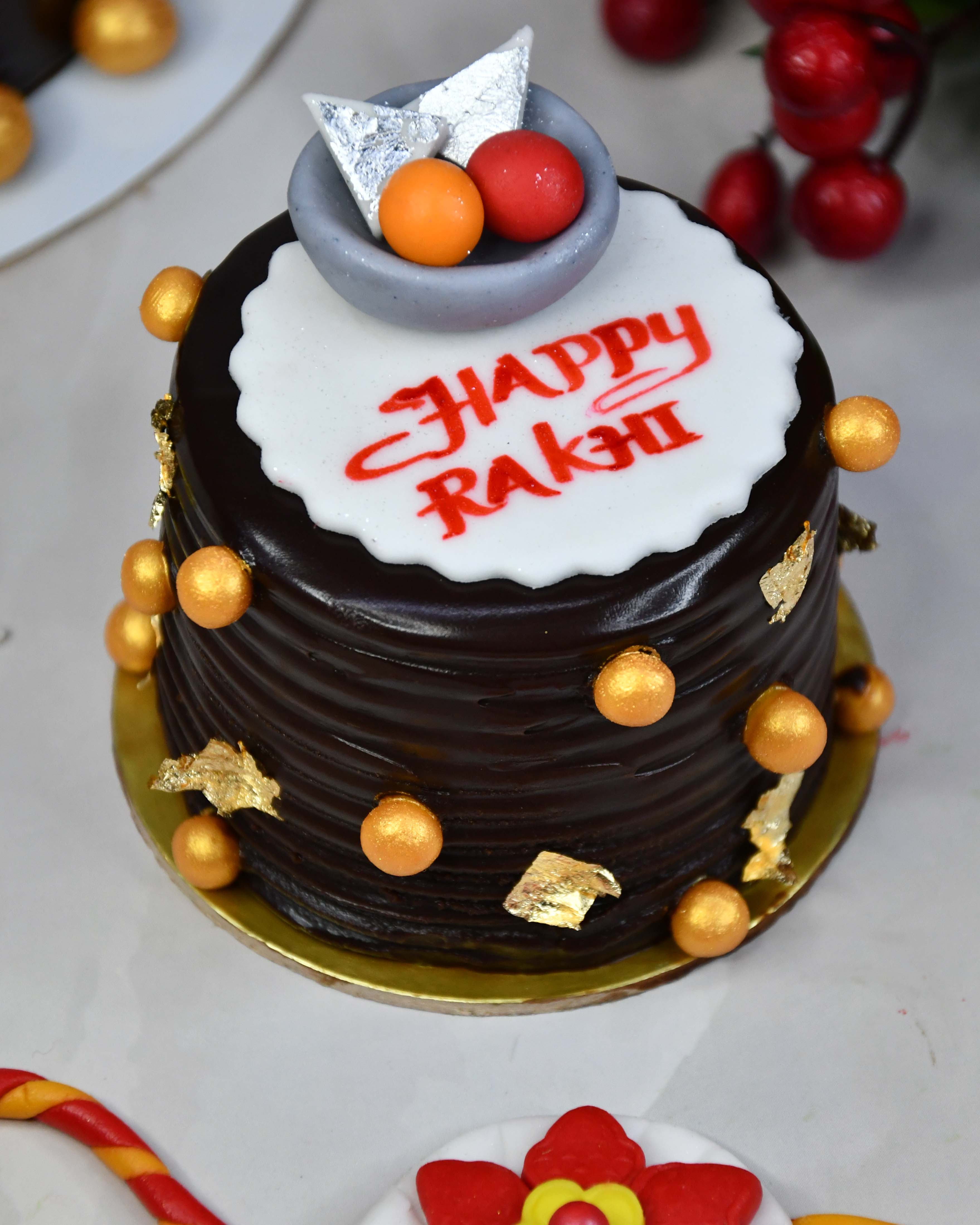 M258) Shubh Rakhi Soft Round Cake (Half Kg). – Tricity 24
