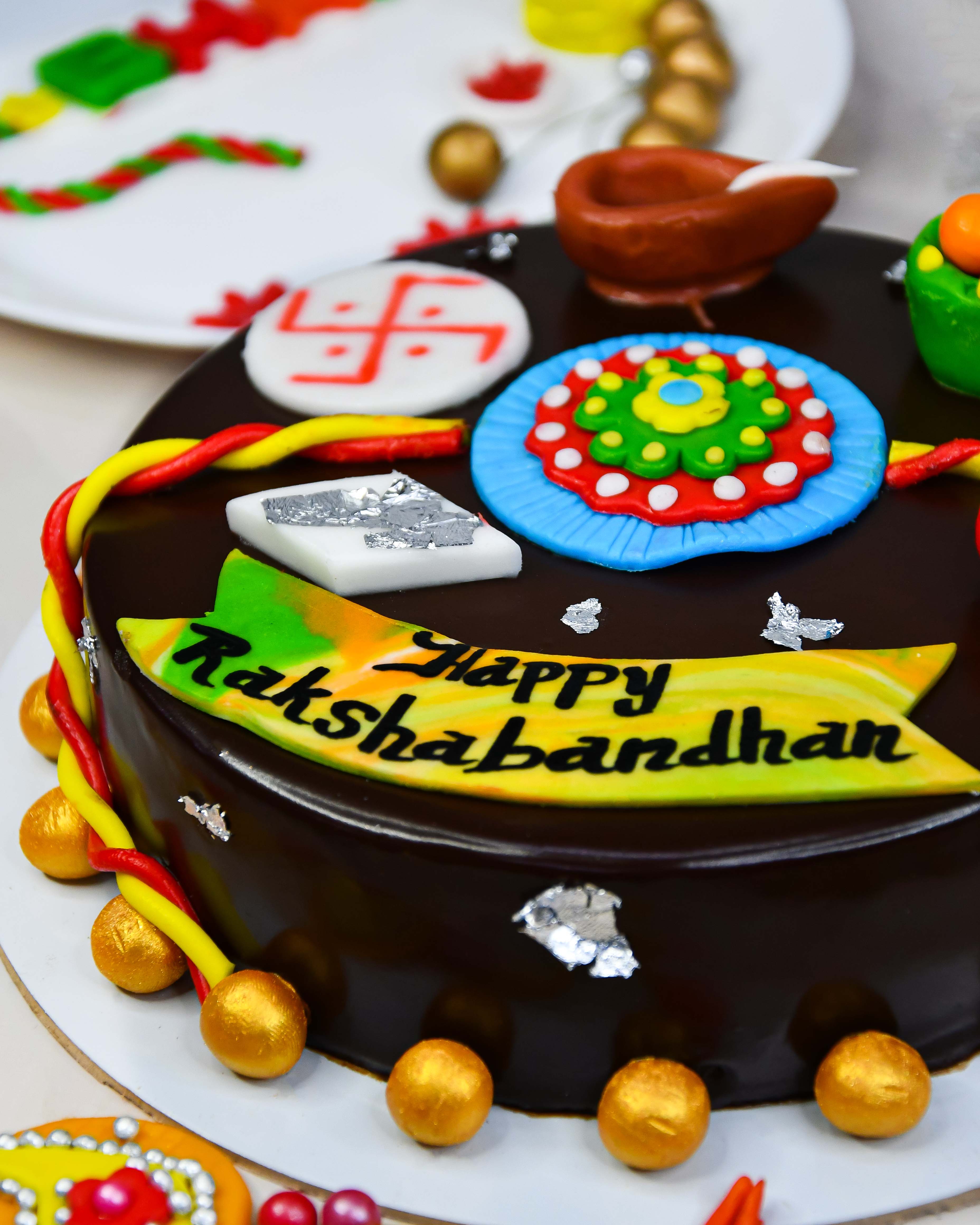Raksha Bandhan Cakes | Upto Rs.350 OFF | Order Online Rakhi With Cakes now!