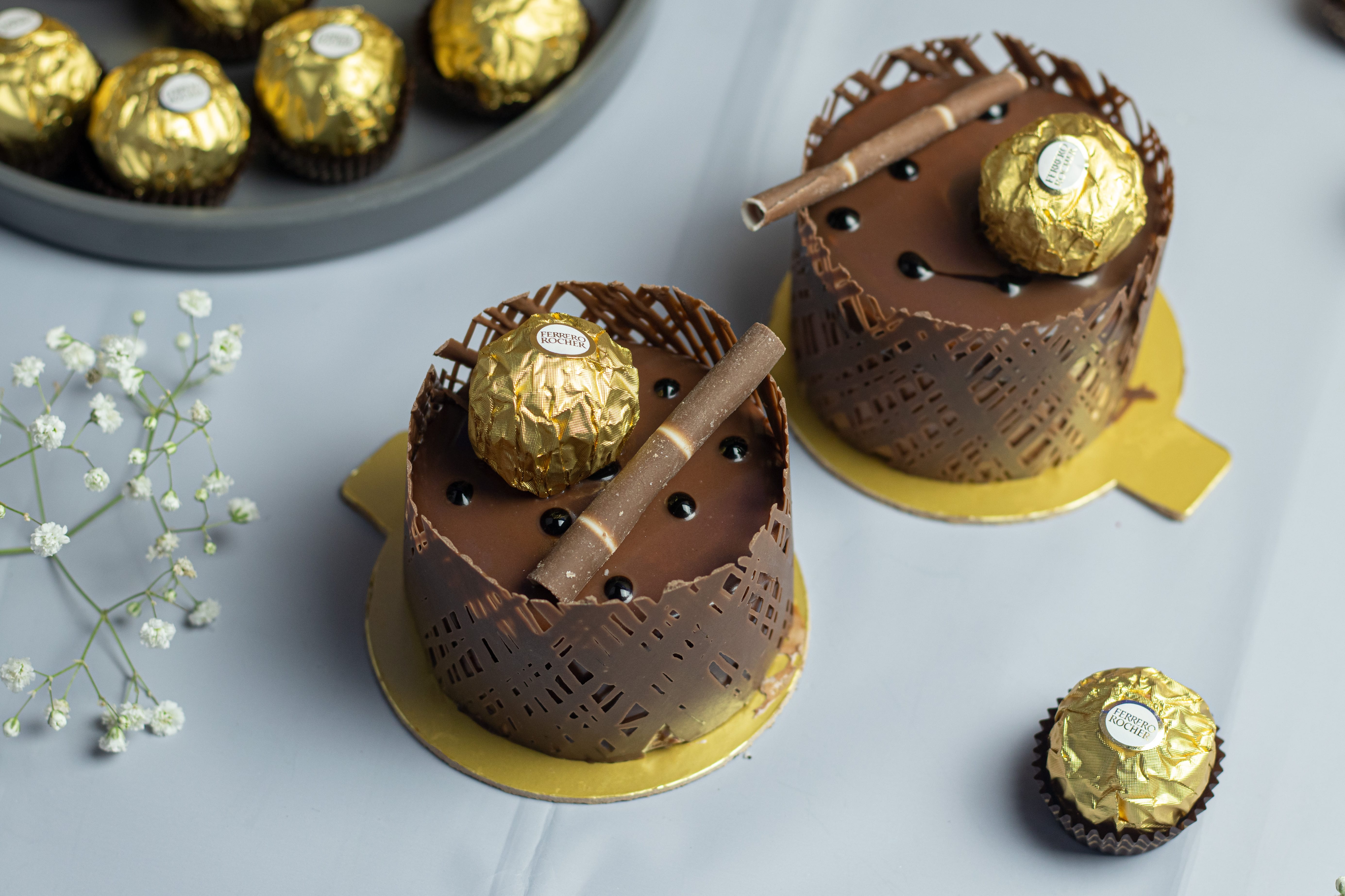 Ferrero Rocher Chocolate Pastry