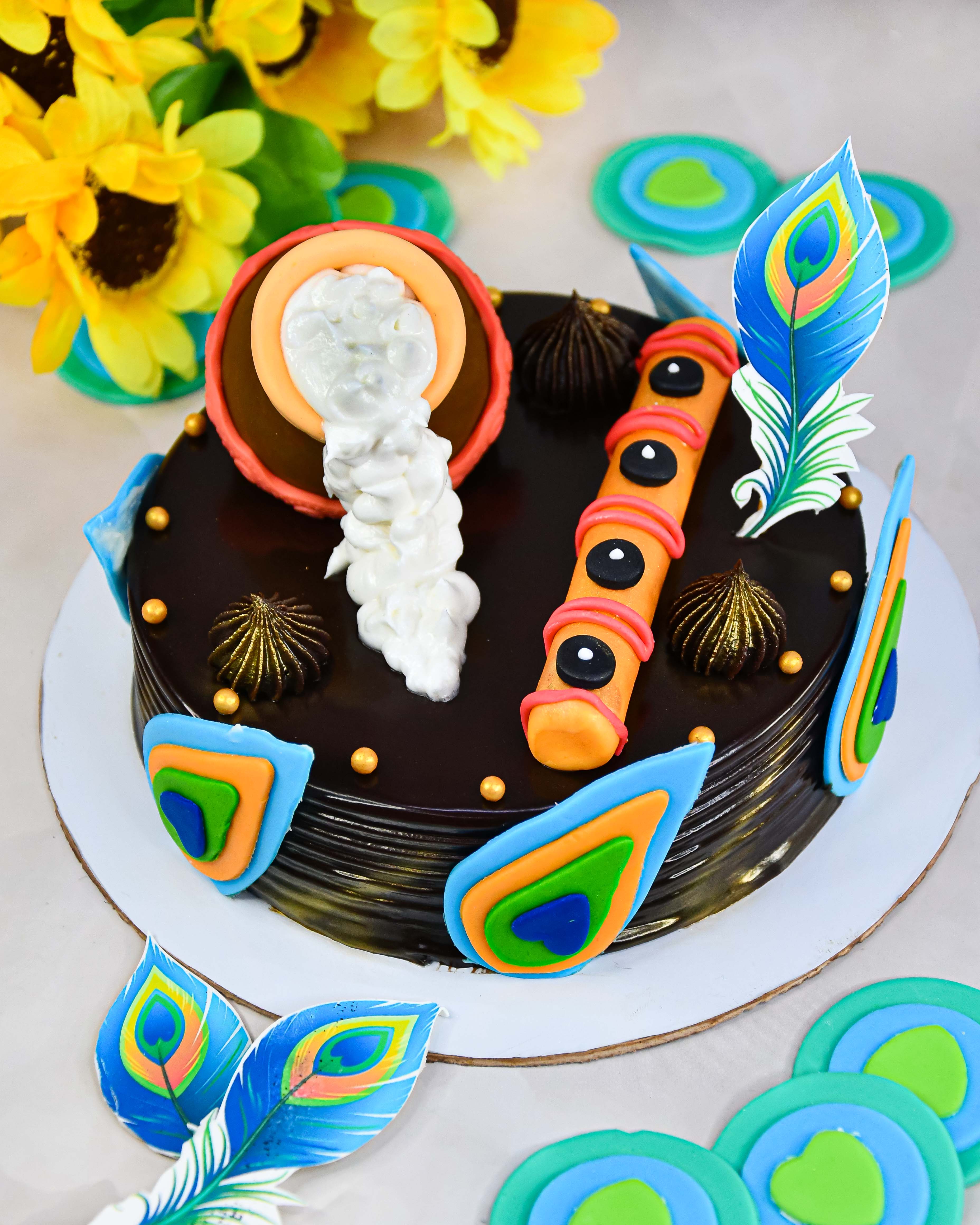 Buy Happy Janmashtami Cake at Best Price | YummyCake