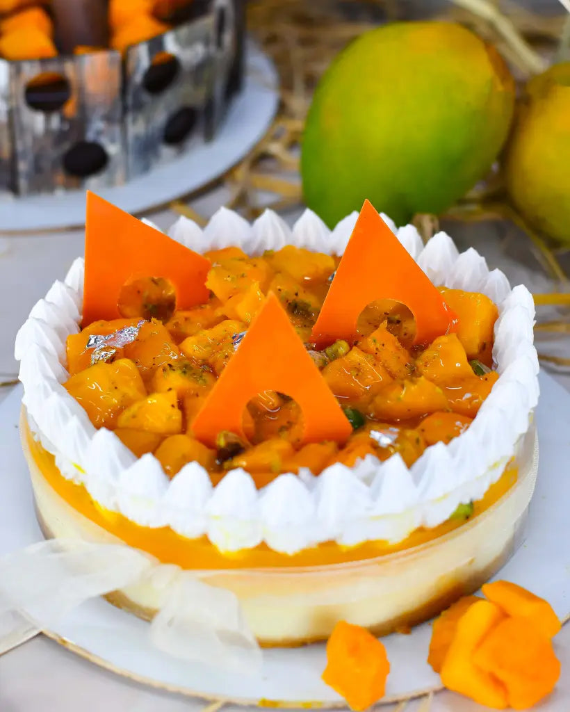 Mango Mousse cake recipe | fresh Alphonso Mangoes | Indian style | how to  bake two cakes in one oven - YouTube