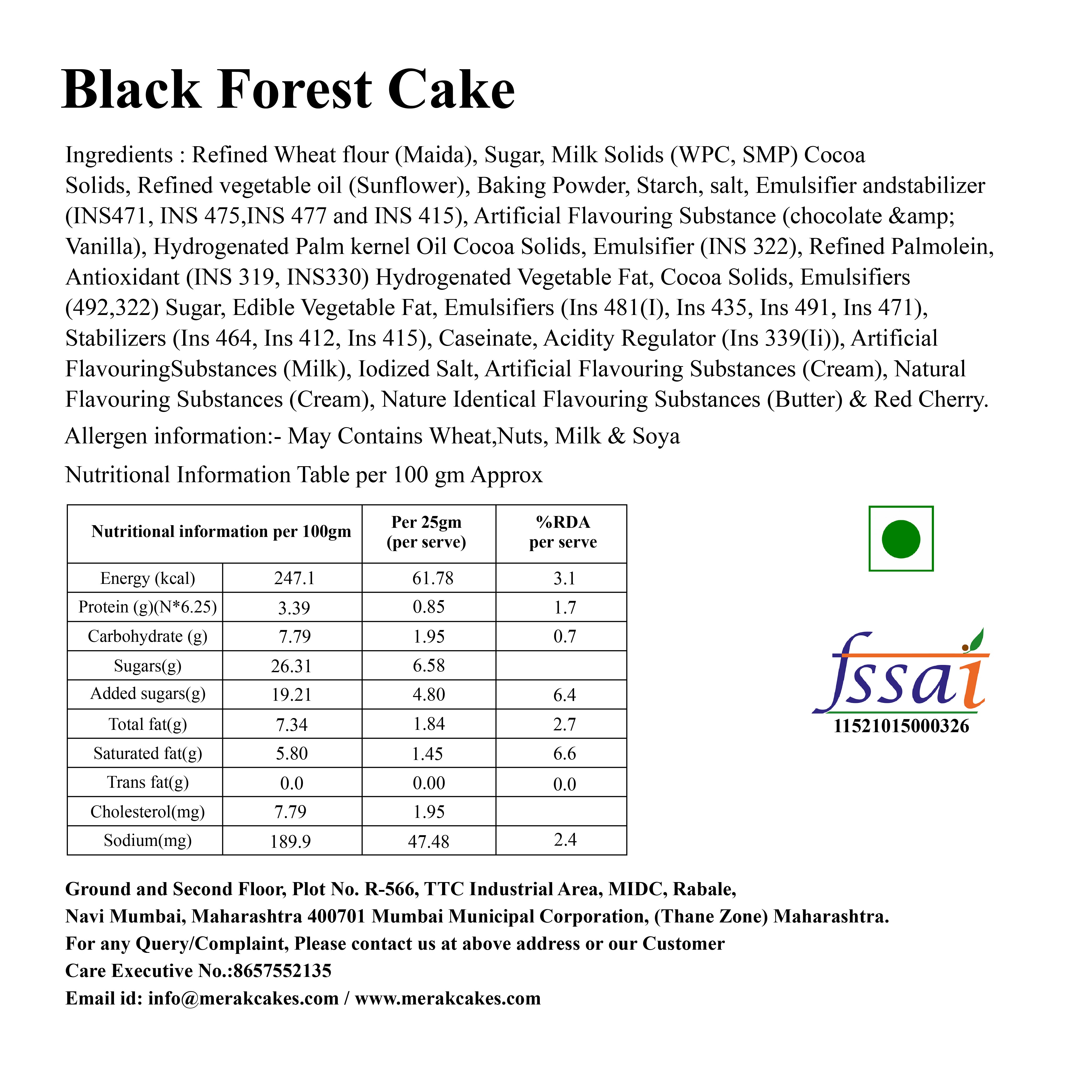 Black Forest Cake