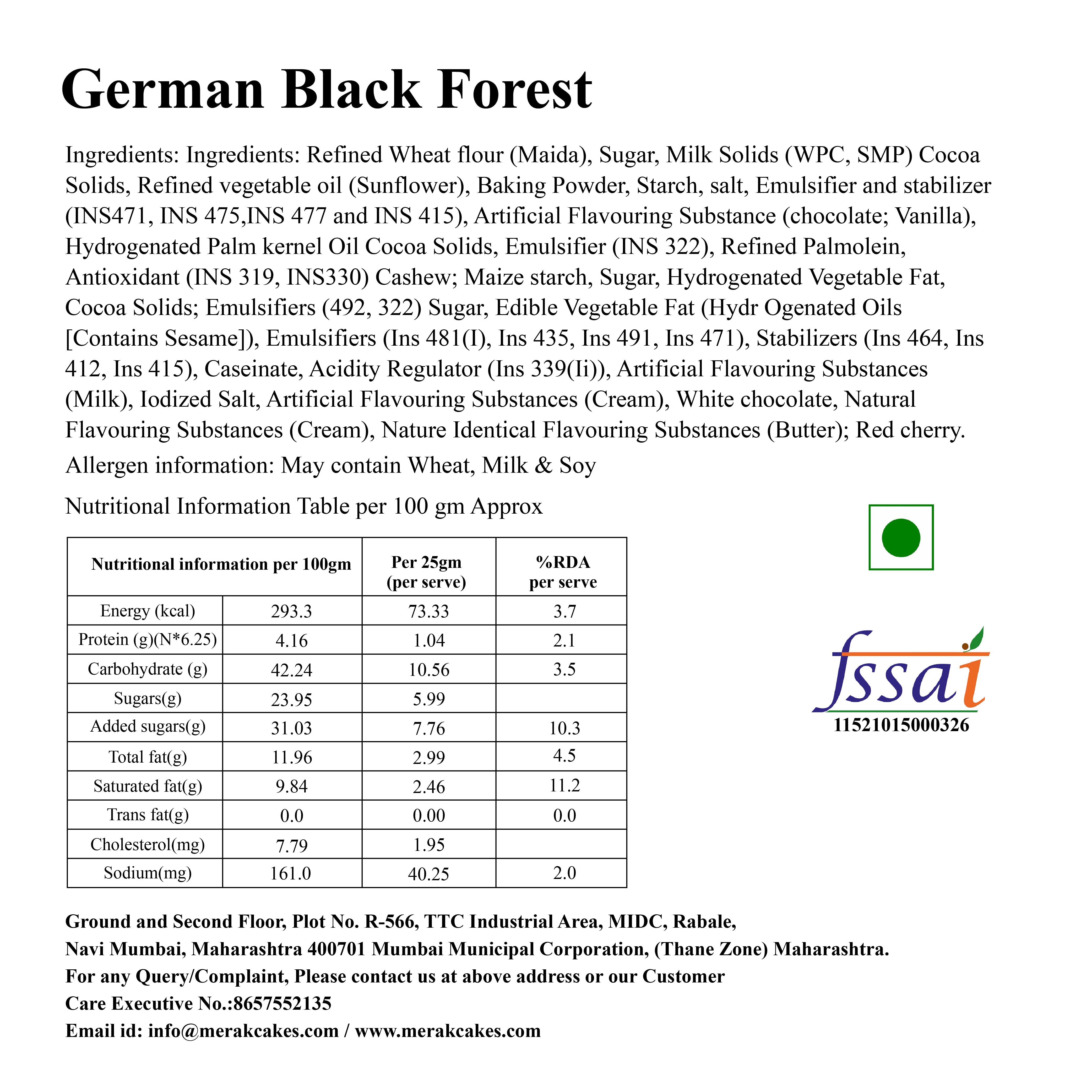 German Black Forest Cake