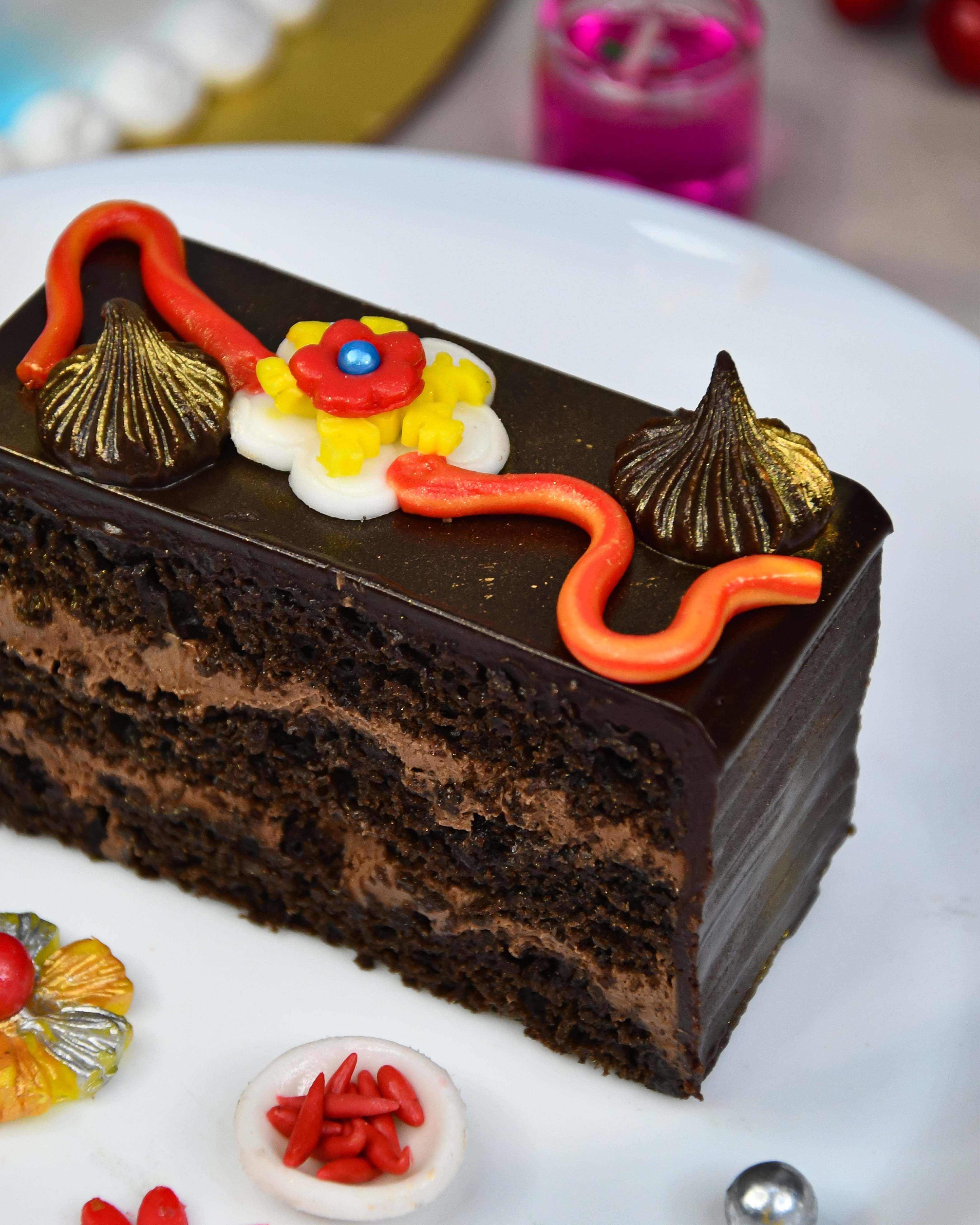 Chocolate Rakhi Cake Online at Best Price | FaridabadCake