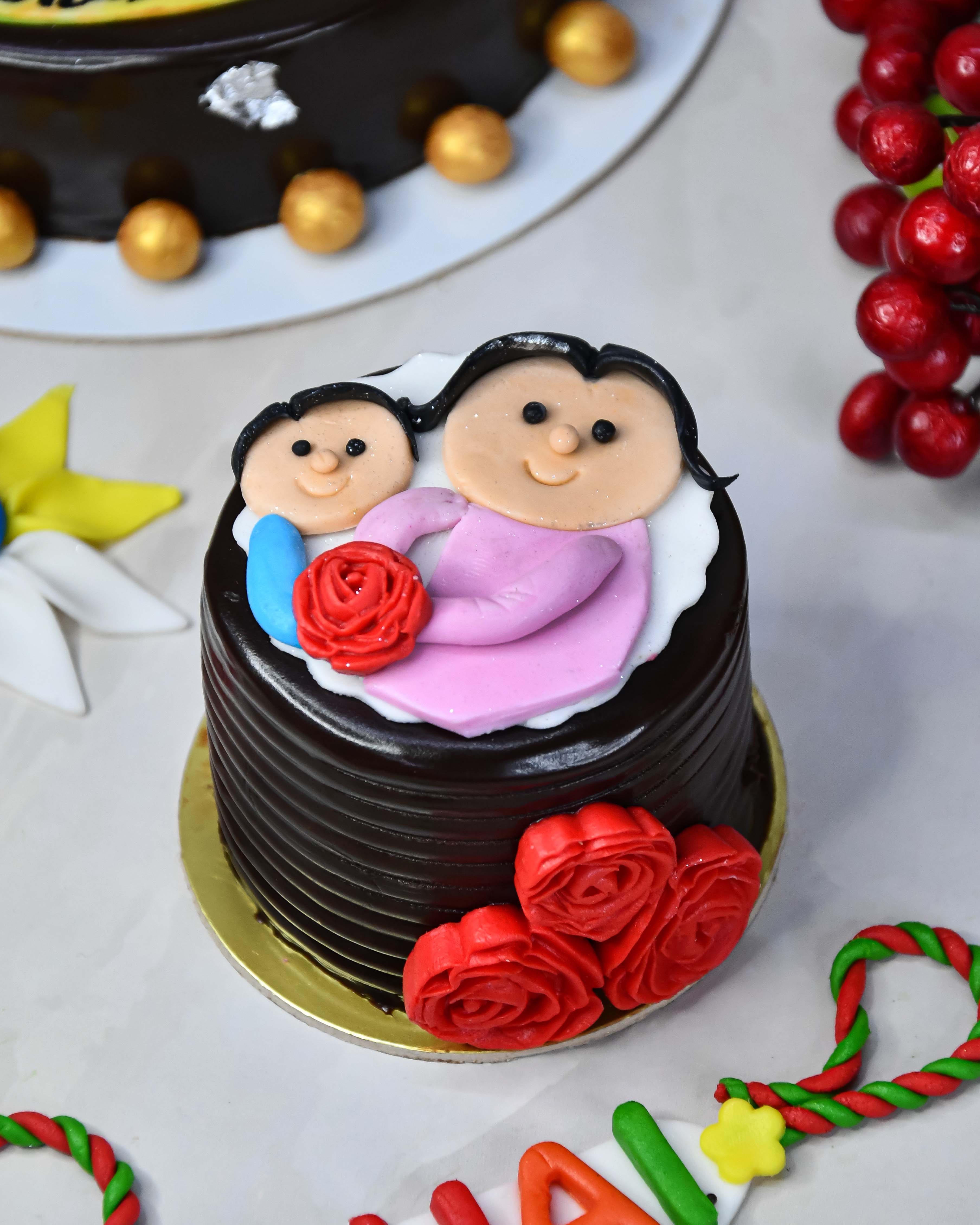 Special Rakhi Round Pastry