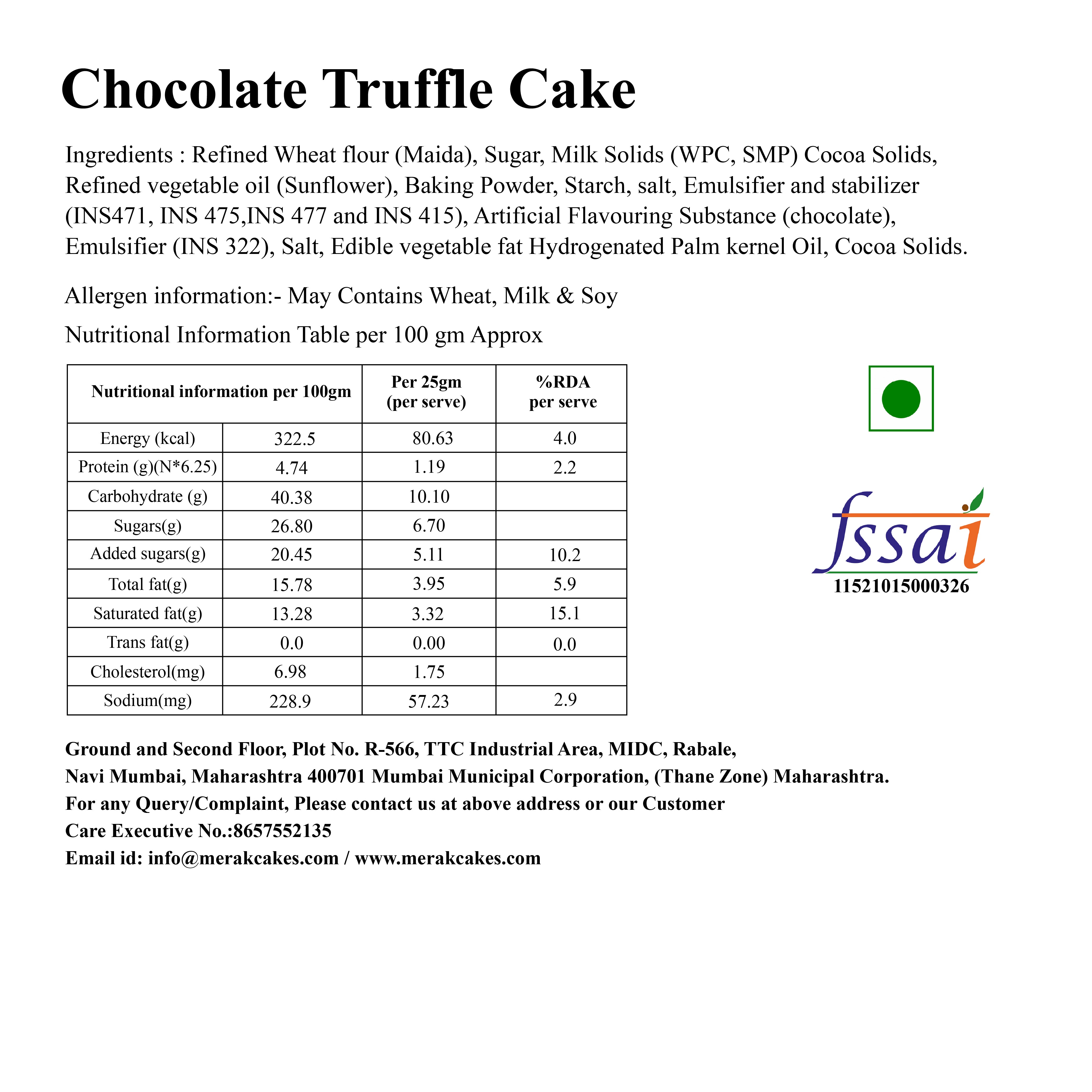 Chocolate Truffle Cake