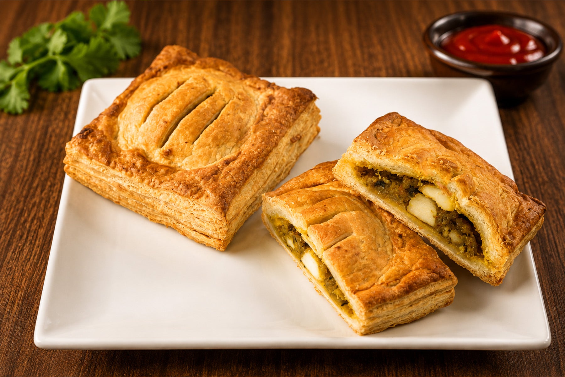 Crispy Paneer Puff