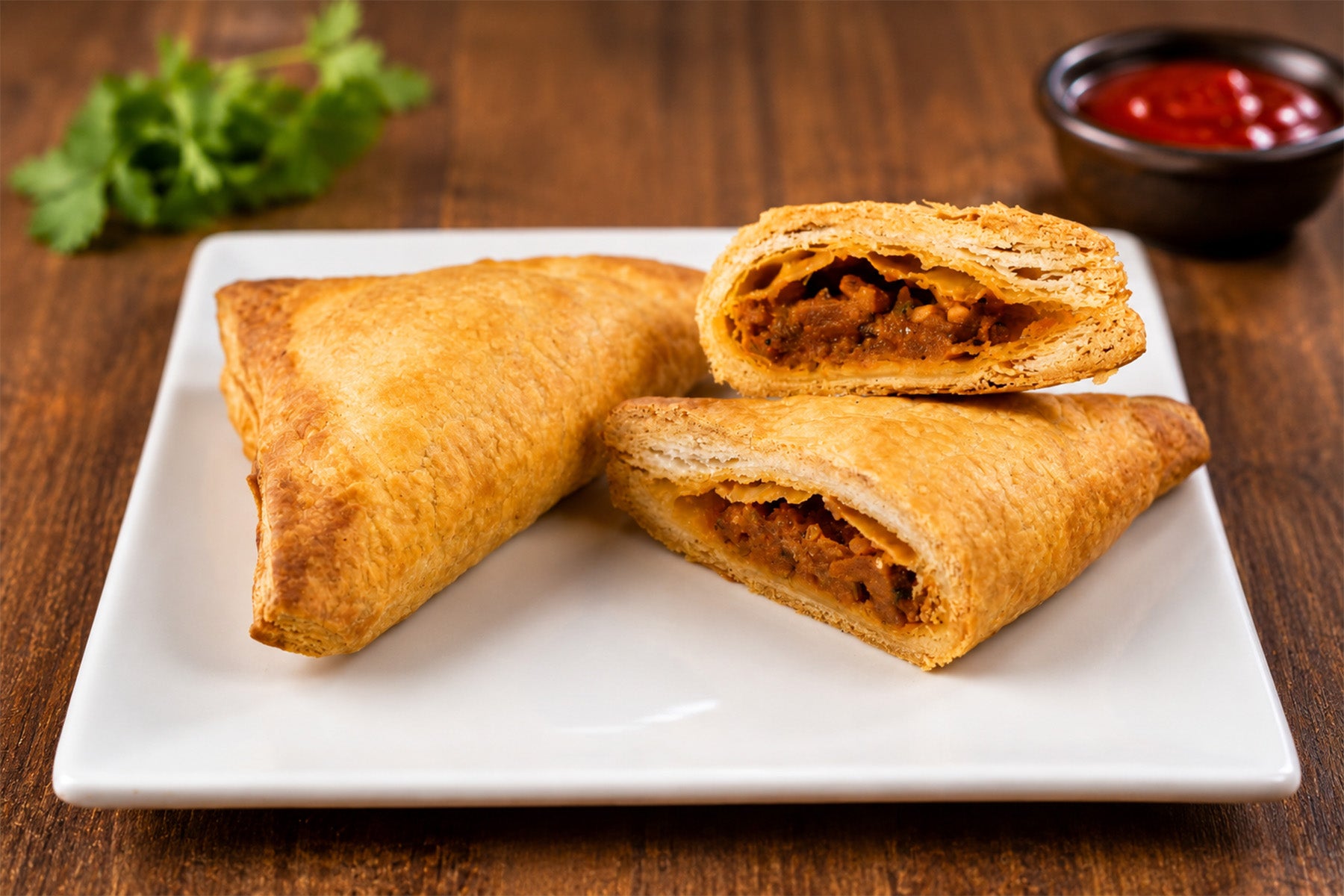 Veg Schezwan Puff