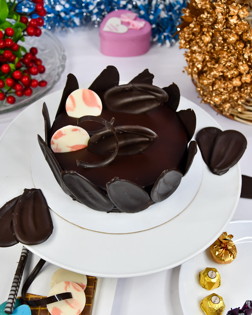 Flourless GF Mini Dark Chocolate Layered Cake - Passionate About Baking